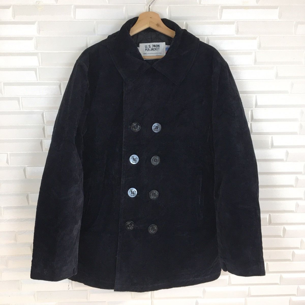 Navy Pea Schott Nyc Thick Peacoat Vintage SCHOTT USA 740N Navy
