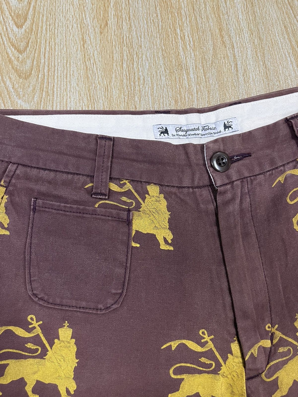 Sasquatchfabrix ❌SUMMER SALE❌ 90’s SASQUATCHFABRIC JAPAN ATOMIC EMBLEM PANTS Size US 30 / EU 46 - 3 Thumbnail