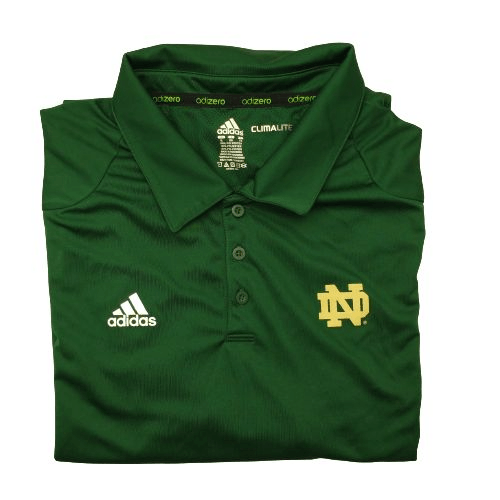 Adidas Adidas Mens XL Green Notre Dame Fighting Irish Golf Polo Grailed