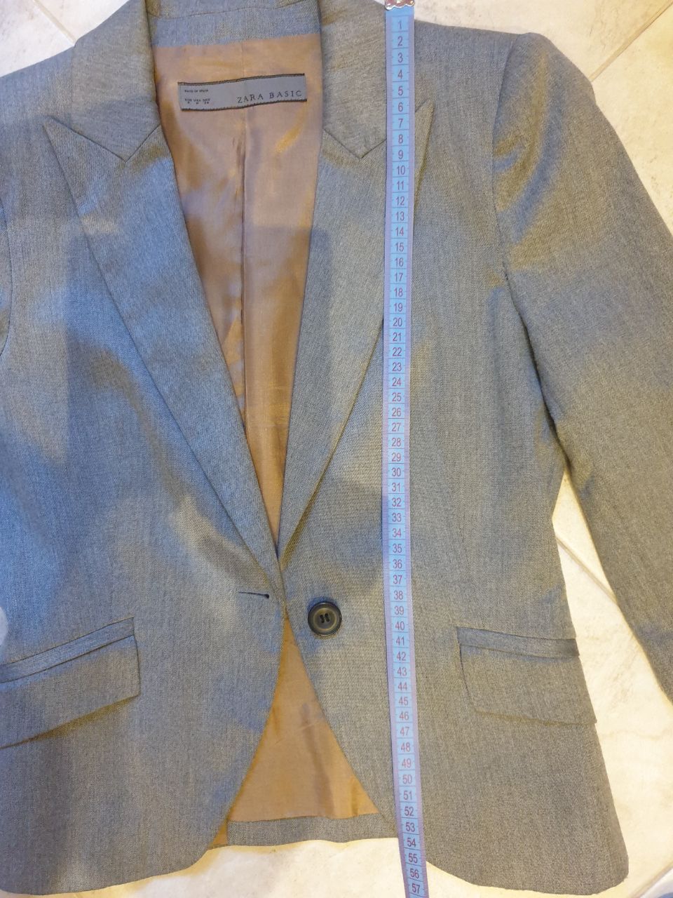 Zara Gray basic jacket ZARA sz XS Size XS / US 0-2 / IT 36-38 - 1 Thumbnail