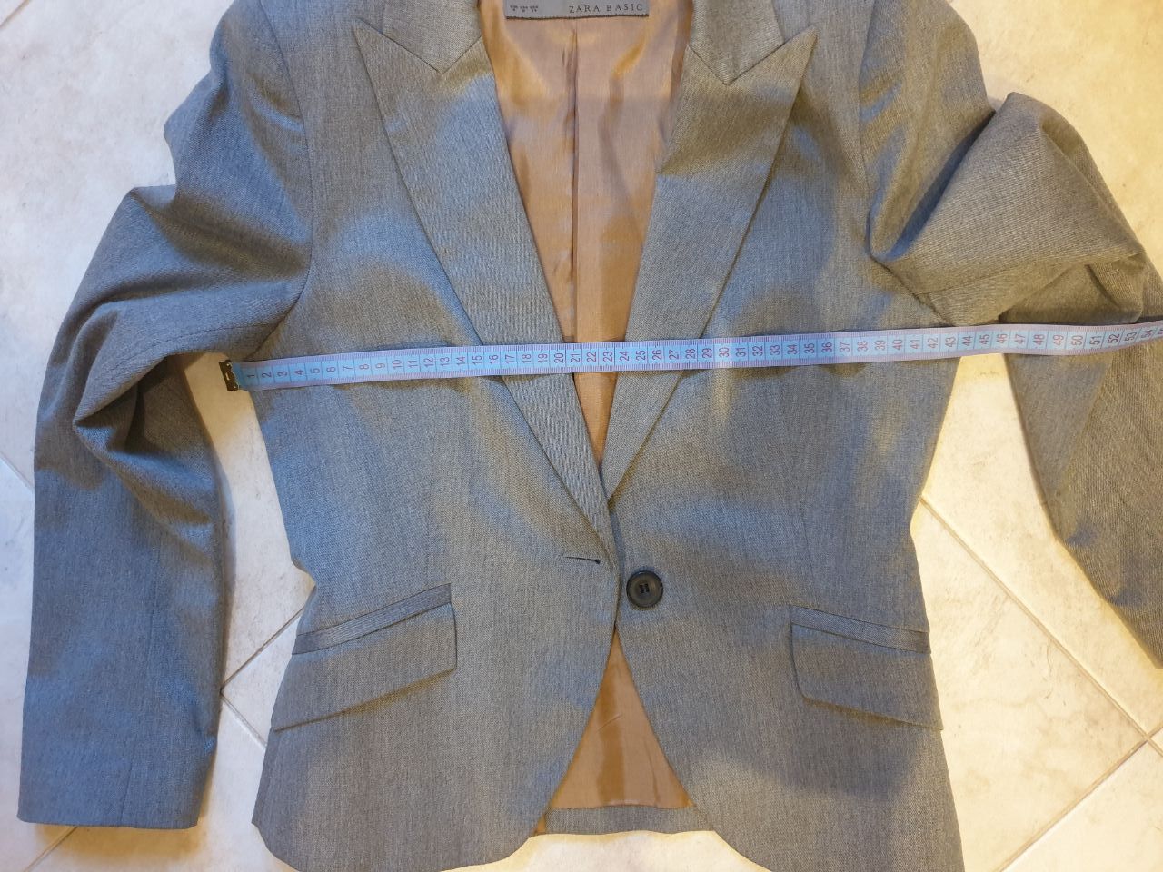 Zara Gray basic jacket ZARA sz XS Size XS / US 0-2 / IT 36-38 - 4 Thumbnail