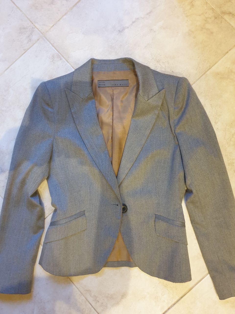 Zara Gray basic jacket ZARA sz XS Size XS / US 0-2 / IT 36-38 - 8 Thumbnail