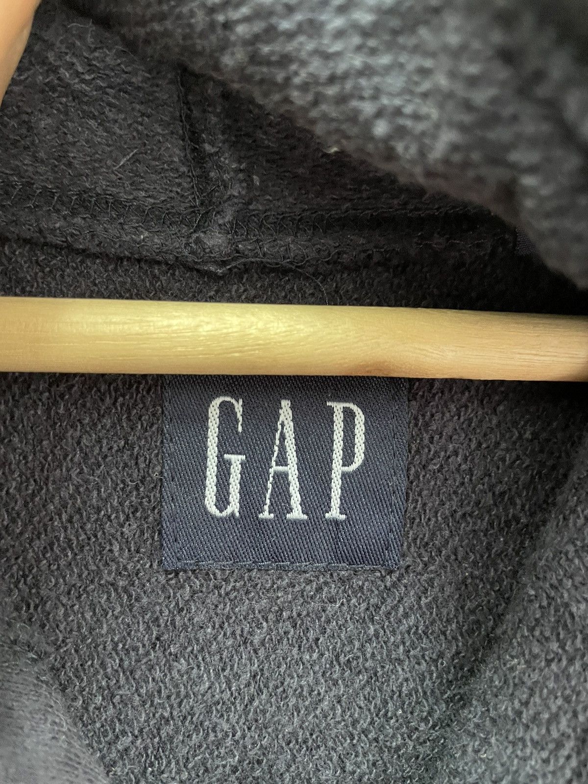Gap × Vintage 💥90s Gap Hoodie Big Logo Embroidered Sweater Size US L / EU 52-54 / 3 - 4 Thumbnail