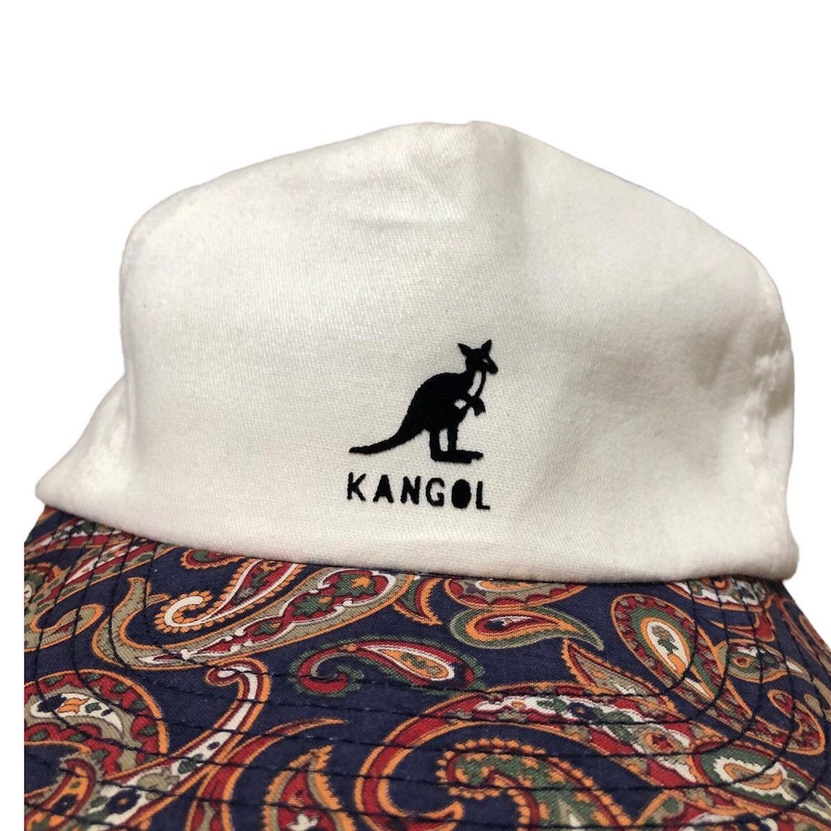 Kangol × Vintage Vintage kangol paisley leather strapback Size ONE SIZE - 2 Thumbnail