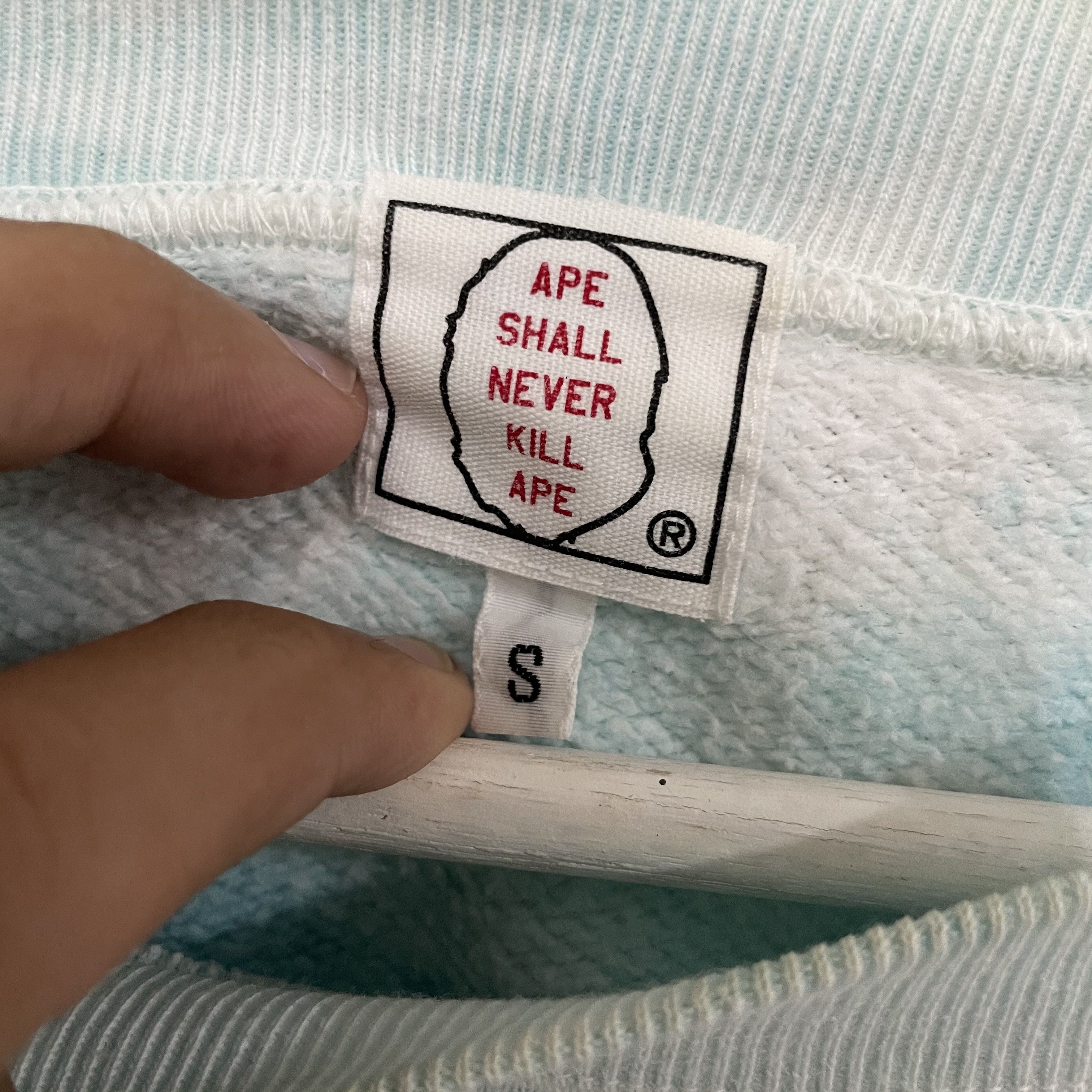 Bape × Nigo 💥Bape Custom Lightning Storm Tie dye Baby Blue Size US S / EU 44-46 / 1 - 6 Thumbnail