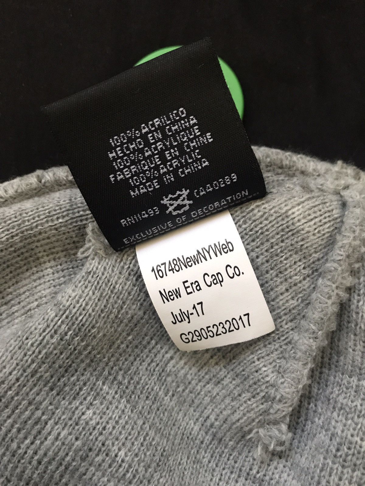 Supreme Supreme New Era Box Logo Beanie (FW17) Size ONE SIZE - 6 Thumbnail