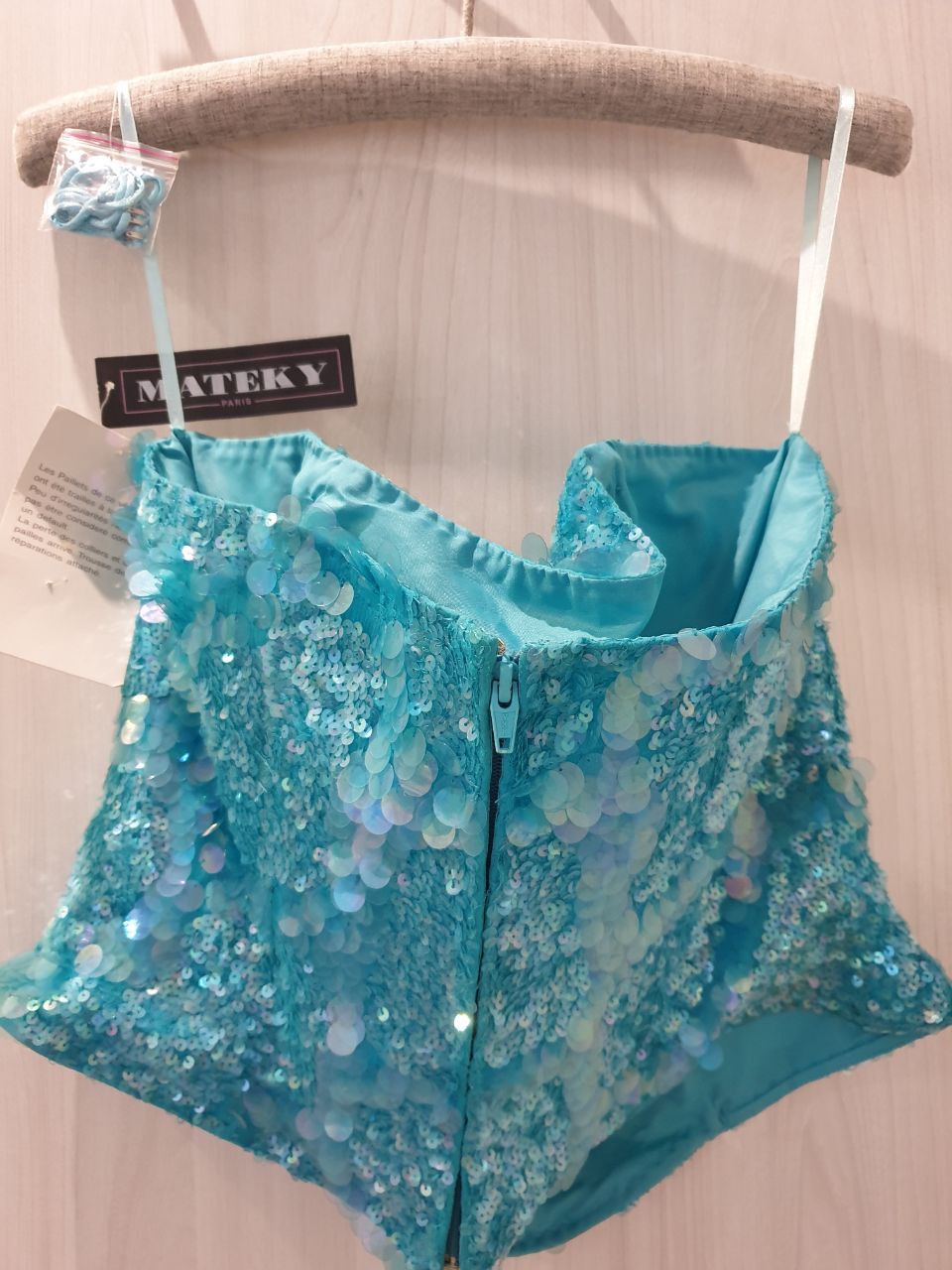 Other y2k corset with sequins 2000s era corset sz M Size S / US 4 / IT 40 - 4 Thumbnail
