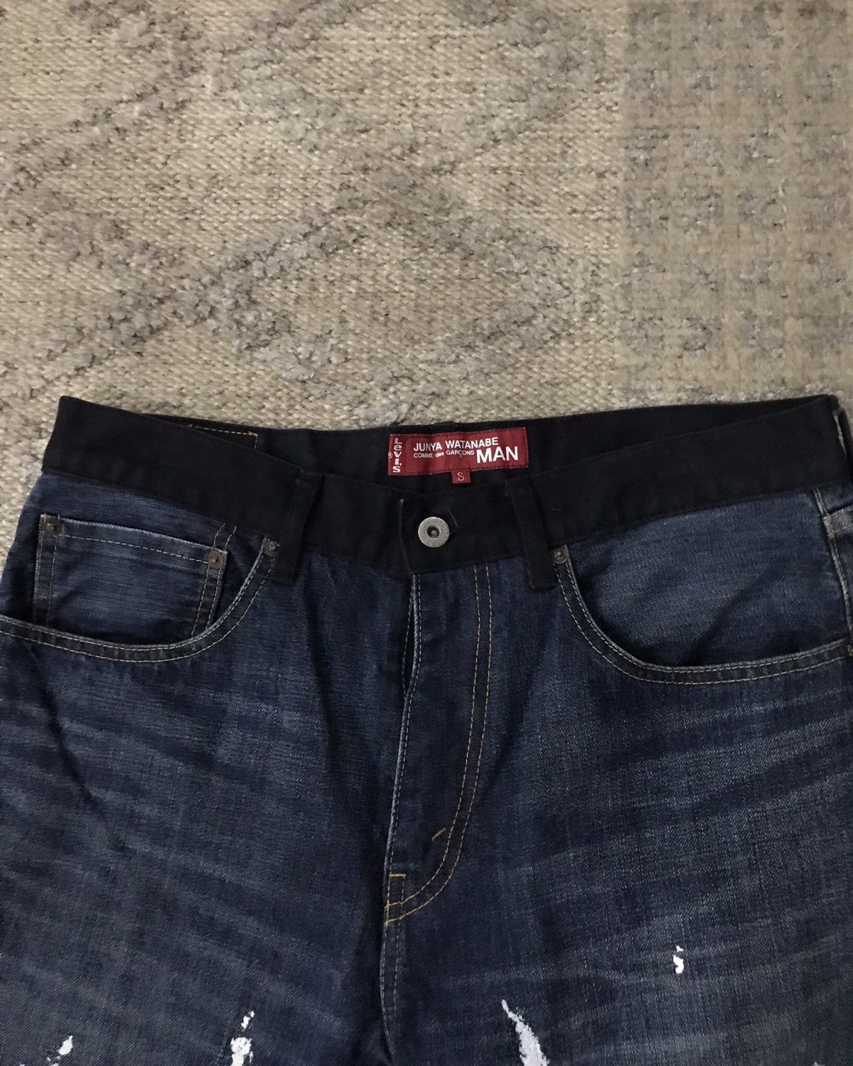 Junya Watanabe × Levi's SS17 Junya Watanabe MAN X Levi’s 505 Paint Splatter Jeans Size US 32 / EU 48 - 4 Thumbnail