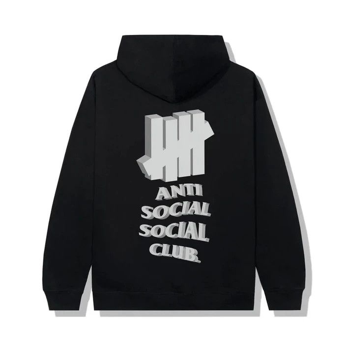 Anti Social Social Club ASSC x Undefeated 1st and LA brea black hoodie ...