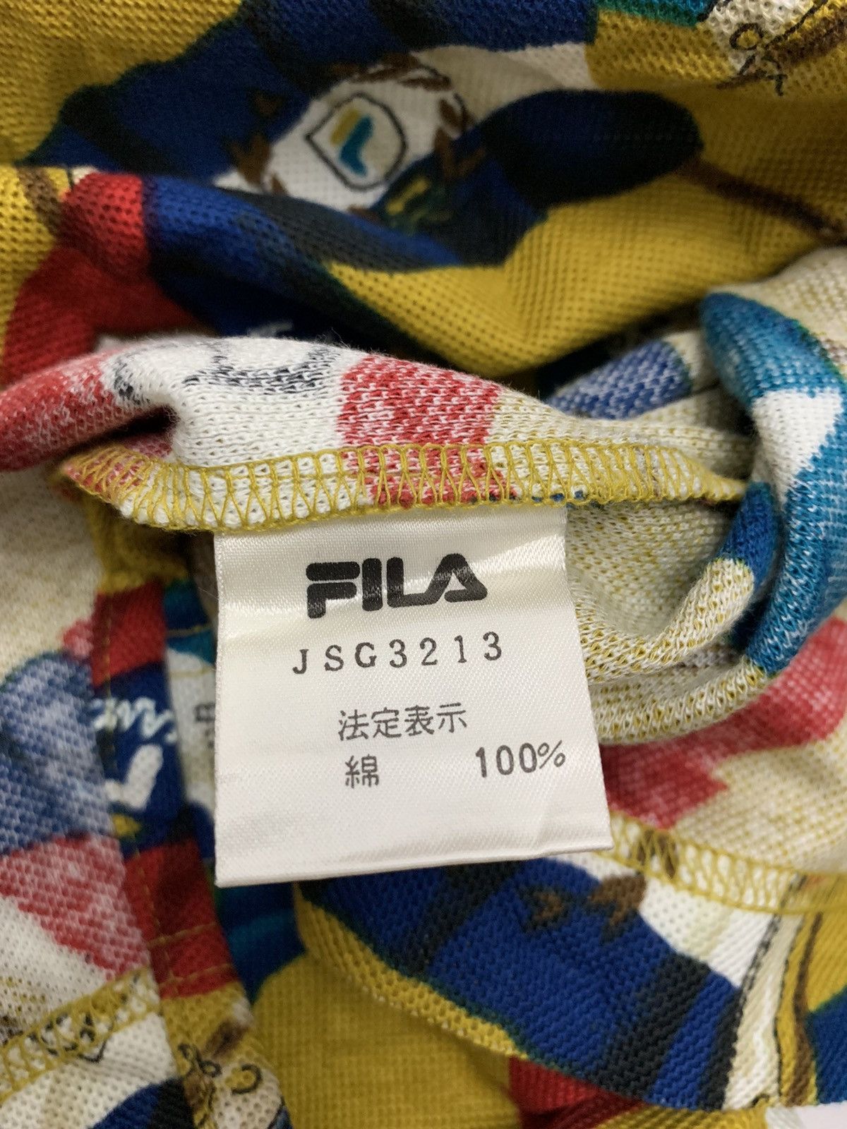 Fila Vintage Fila Golf Polos Shirt Flag design Size US M / EU 48-50 / 2 - 6 Thumbnail
