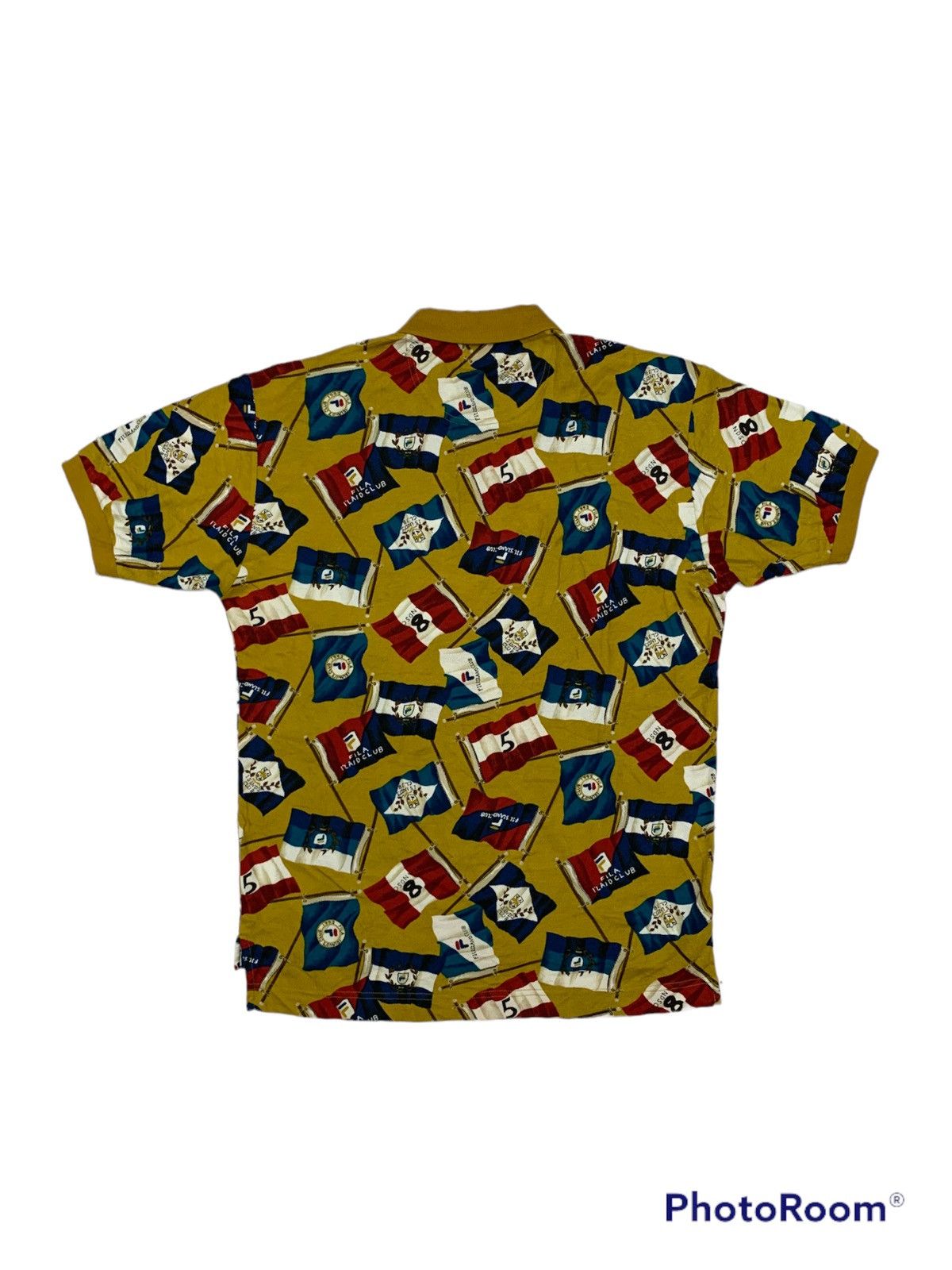 Fila Vintage Fila Golf Polos Shirt Flag design Size US M / EU 48-50 / 2 - 2 Thumbnail