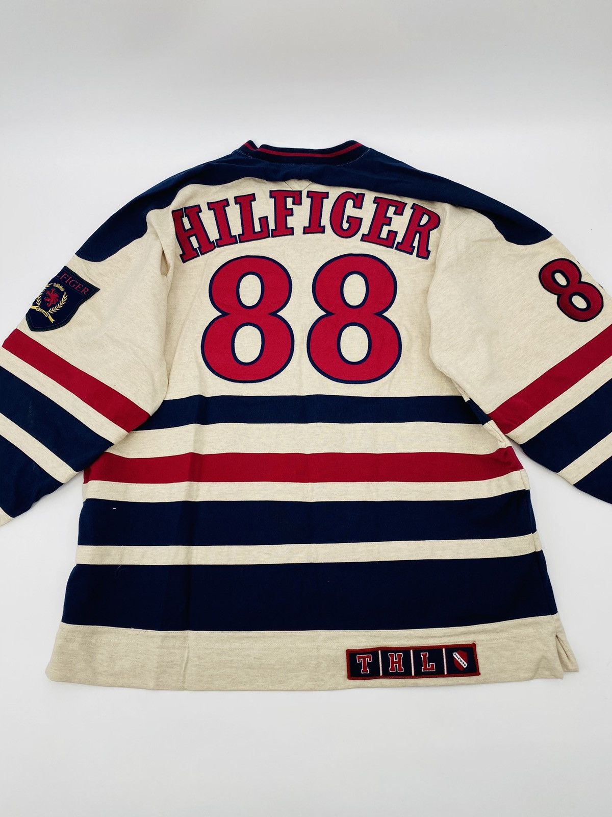Tommy Hilfiger Vintage Tommy Hilfiger Hockey Jersey Medium Grailed
