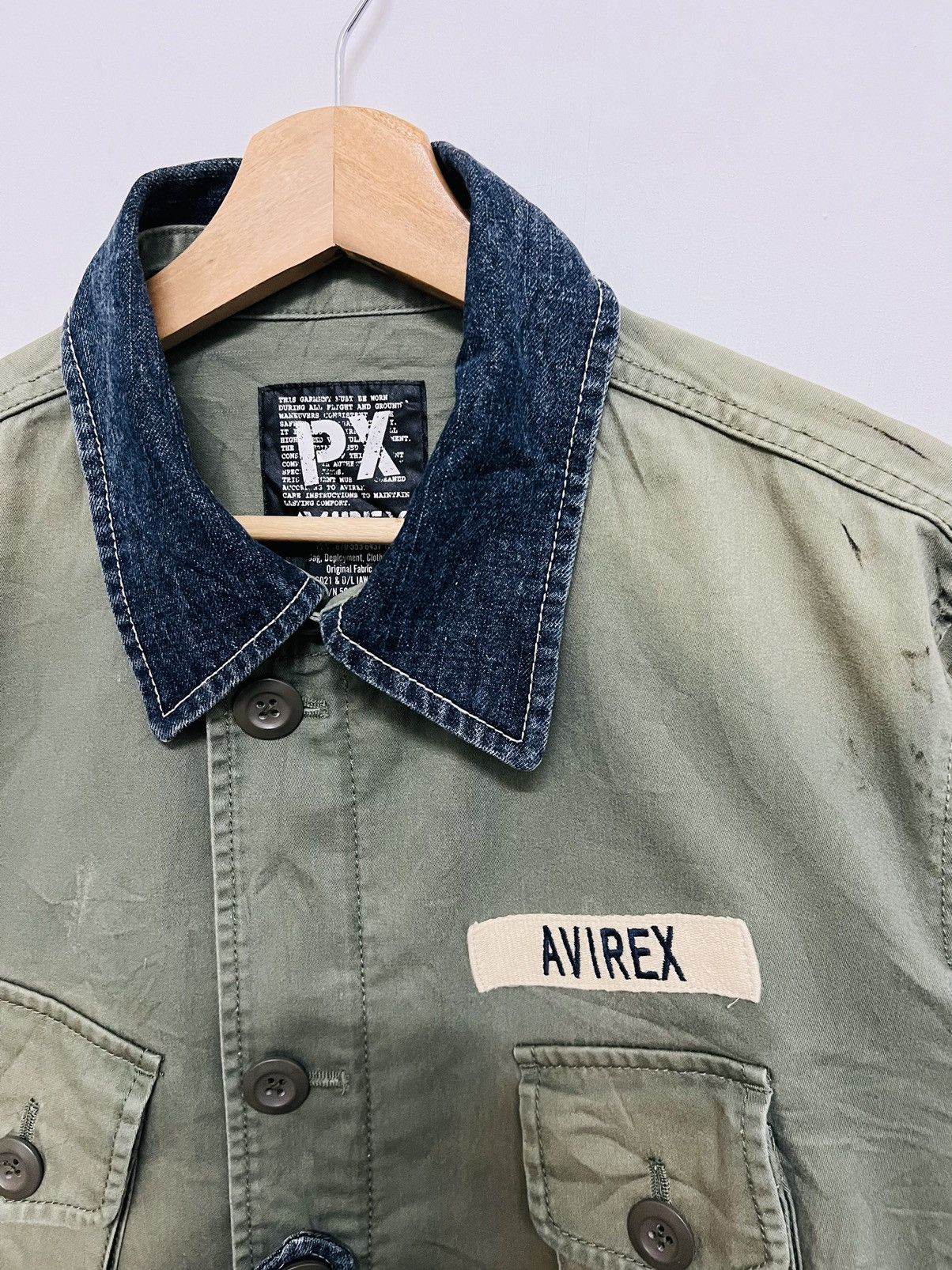 Avirex Avirex Cargo Military Spec Light Denim Jacket Size US L / EU 52-54 / 3 - 4 Thumbnail