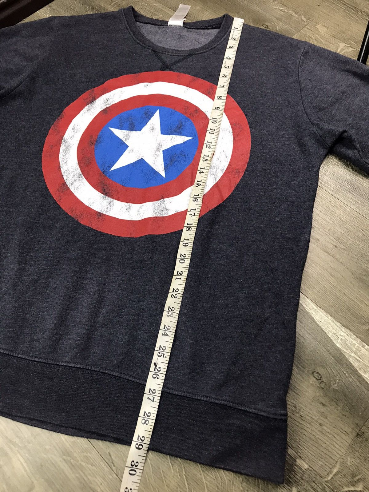 Japanese Brand × Marvel Comics × Vintage CAPTAIN AMERICA LONG SLEEVE BY MARVEL COMICS Size US L / EU 52-54 / 3 - 8 Thumbnail