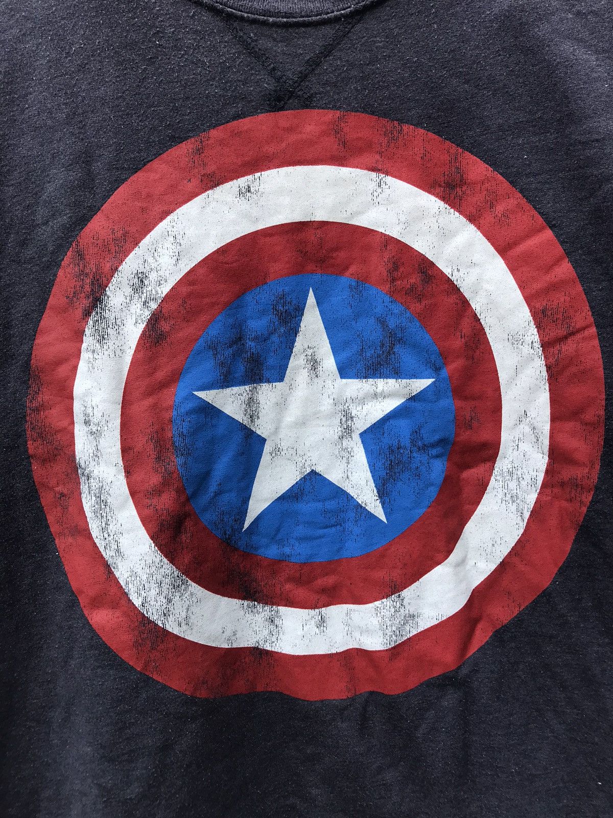 Japanese Brand × Marvel Comics × Vintage CAPTAIN AMERICA LONG SLEEVE BY MARVEL COMICS Size US L / EU 52-54 / 3 - 2 Thumbnail
