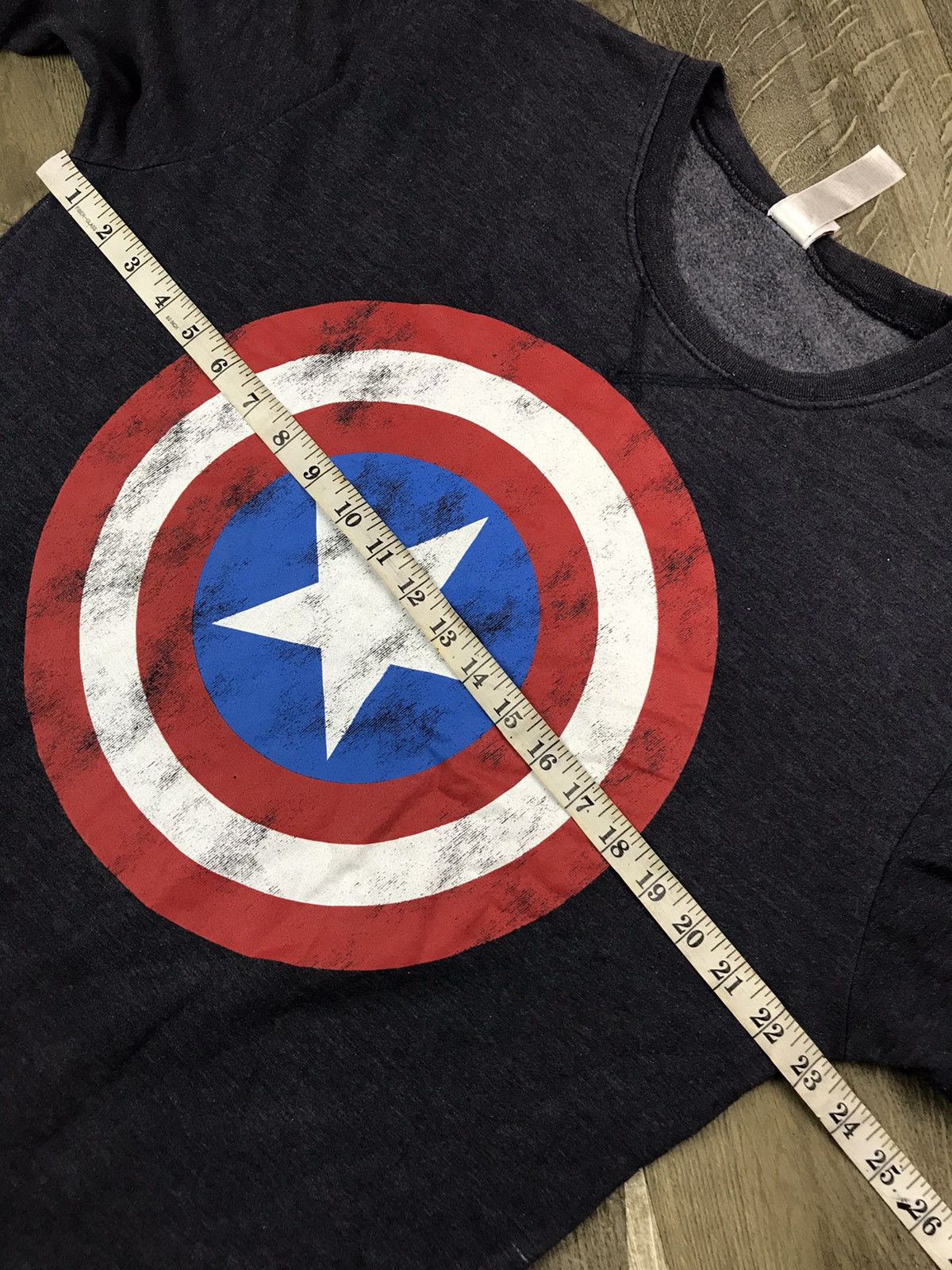 Japanese Brand × Marvel Comics × Vintage CAPTAIN AMERICA LONG SLEEVE BY MARVEL COMICS Size US L / EU 52-54 / 3 - 7 Thumbnail