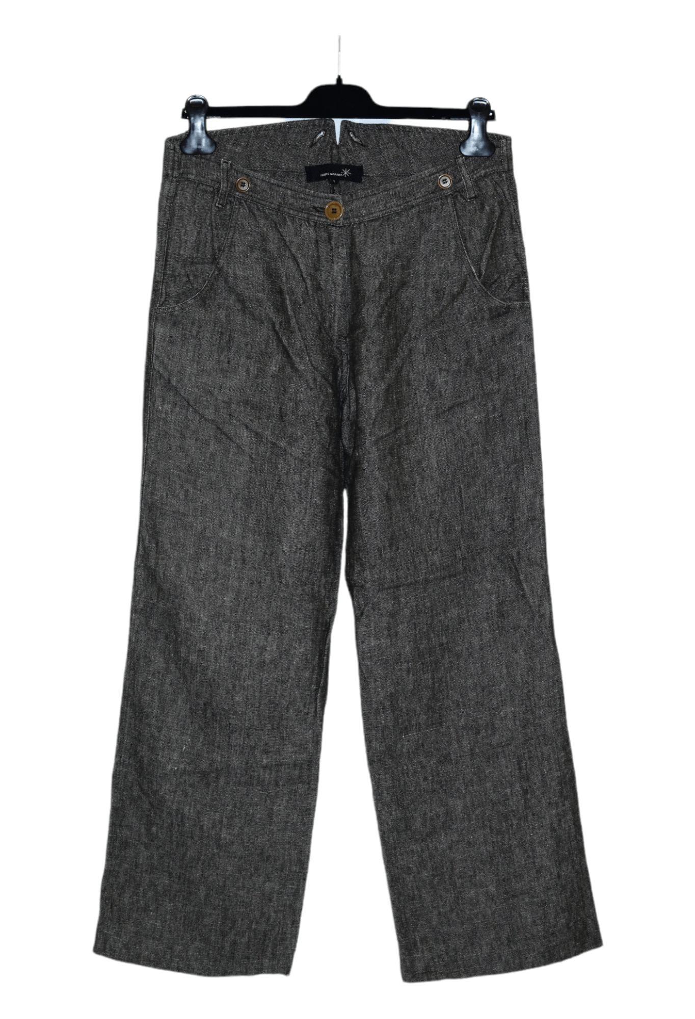Isabel Marant Isabel Marant Wide Leg Washed Linen Flared Pants Size 28" / US 6 / IT 42 - 1 Thumbnail