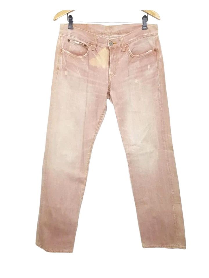 ETERNAL Bleached Quince Blossom Pinkish Washed Jean Pant