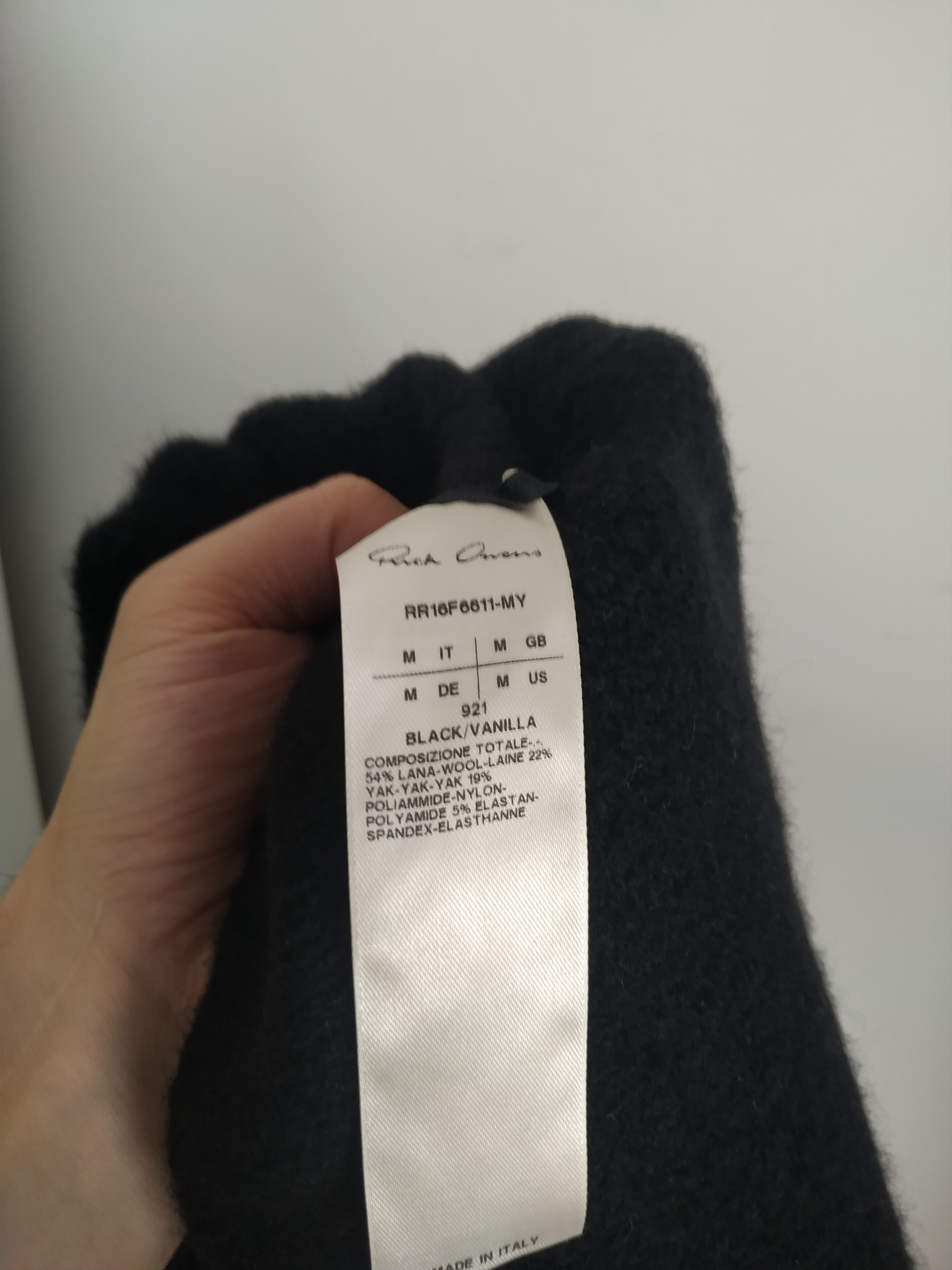 Rick Owens FW16 Mastodon Yak Sweater Size US M / EU 48-50 / 2 - 3 Thumbnail
