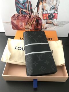 Louis Vuitton, Bags, Louis Vuitton Monogram Eclipse Fragment Brazza  Wallet