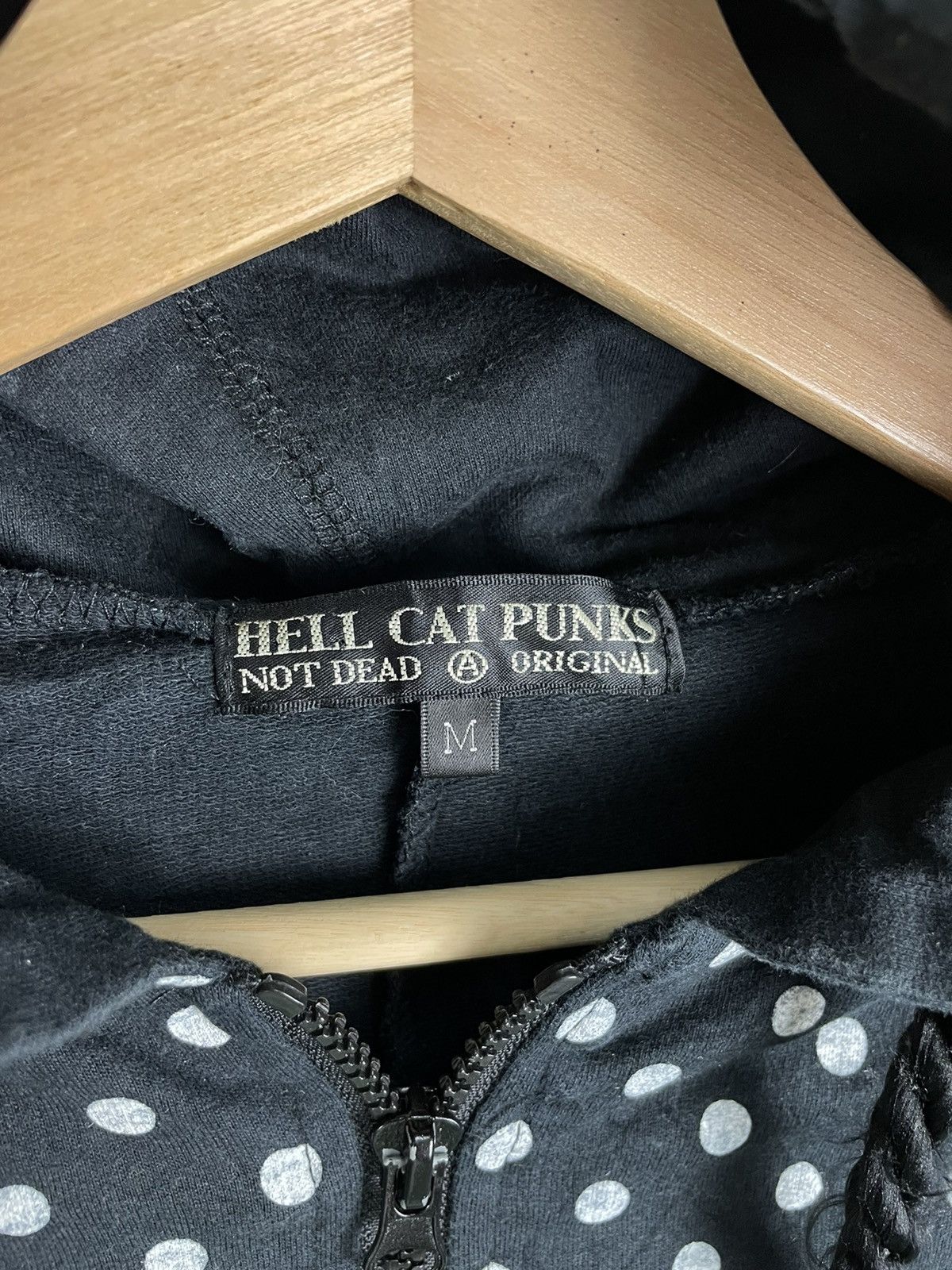 Japanese Brand Hell Cat Punks Not Dead Rare Harajuku Style Jacket Size M / US 6-8 / IT 42-44 - 6 Thumbnail