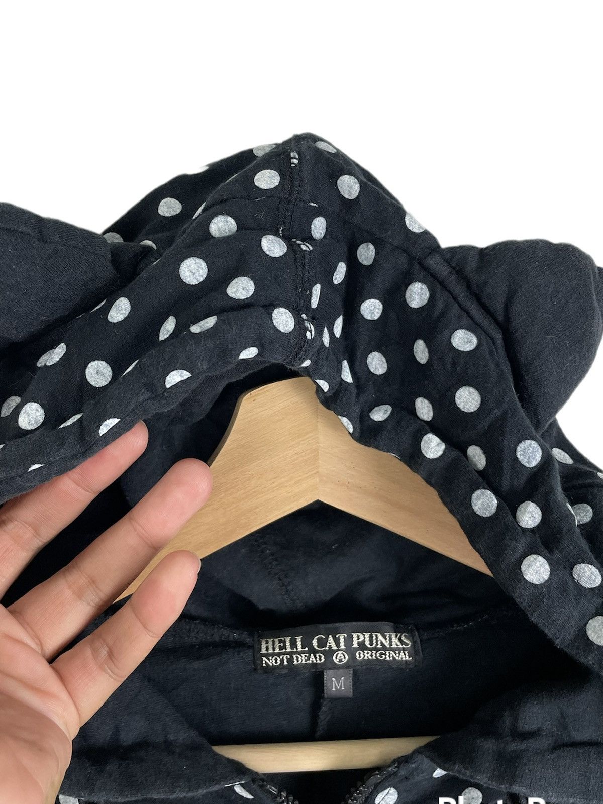 Japanese Brand Hell Cat Punks Not Dead Rare Harajuku Style Jacket Size M / US 6-8 / IT 42-44 - 3 Thumbnail