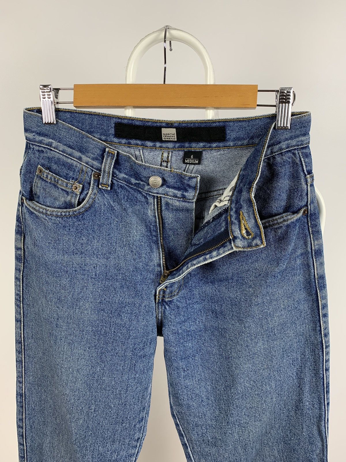 Marithe + Francois Girbaud Vintage Marithe Francois Girbaud Women’s Boyfriend Denim Size 28" / US 6 / IT 42 - 12 Thumbnail