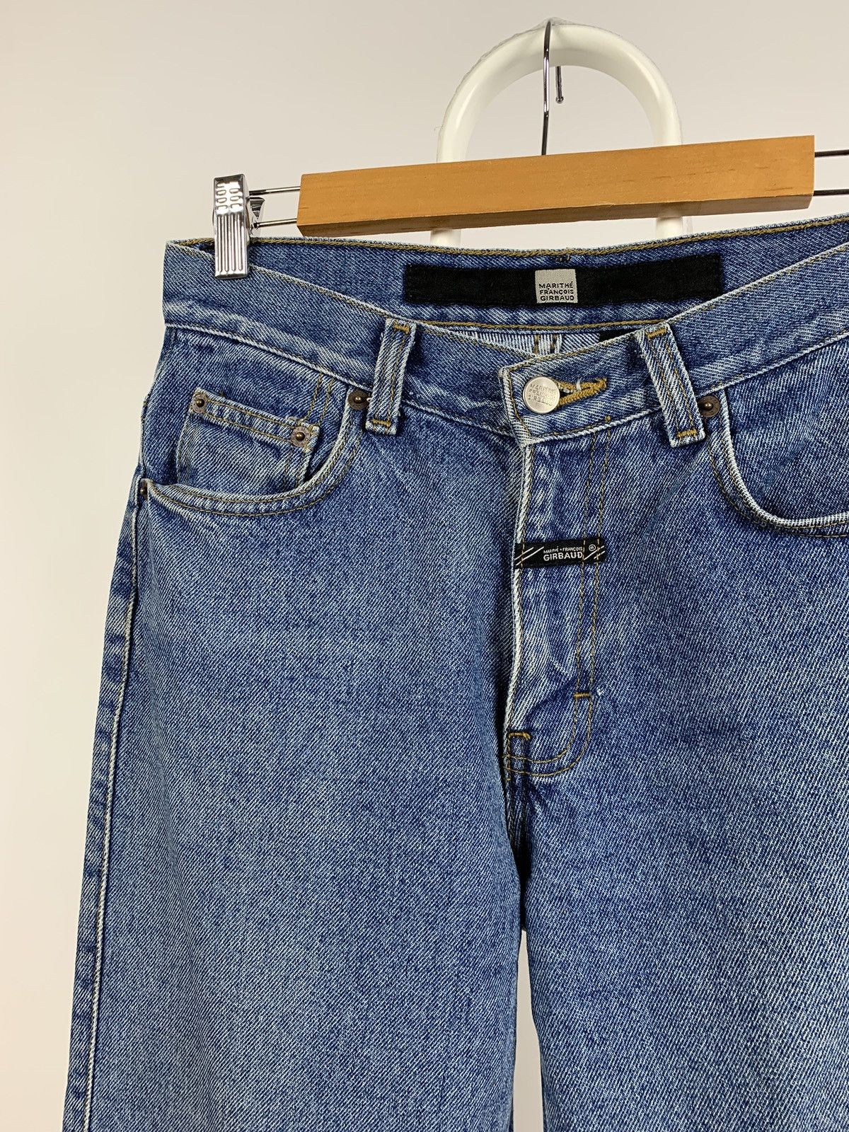 Marithe + Francois Girbaud Vintage Marithe Francois Girbaud Women’s Boyfriend Denim Size 28" / US 6 / IT 42 - 10 Thumbnail