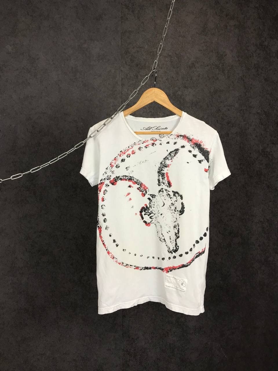 Allsaints Allsaints luxury streetwear vintage tee Size US S / EU 44-46 / 1 - 1 Thumbnail