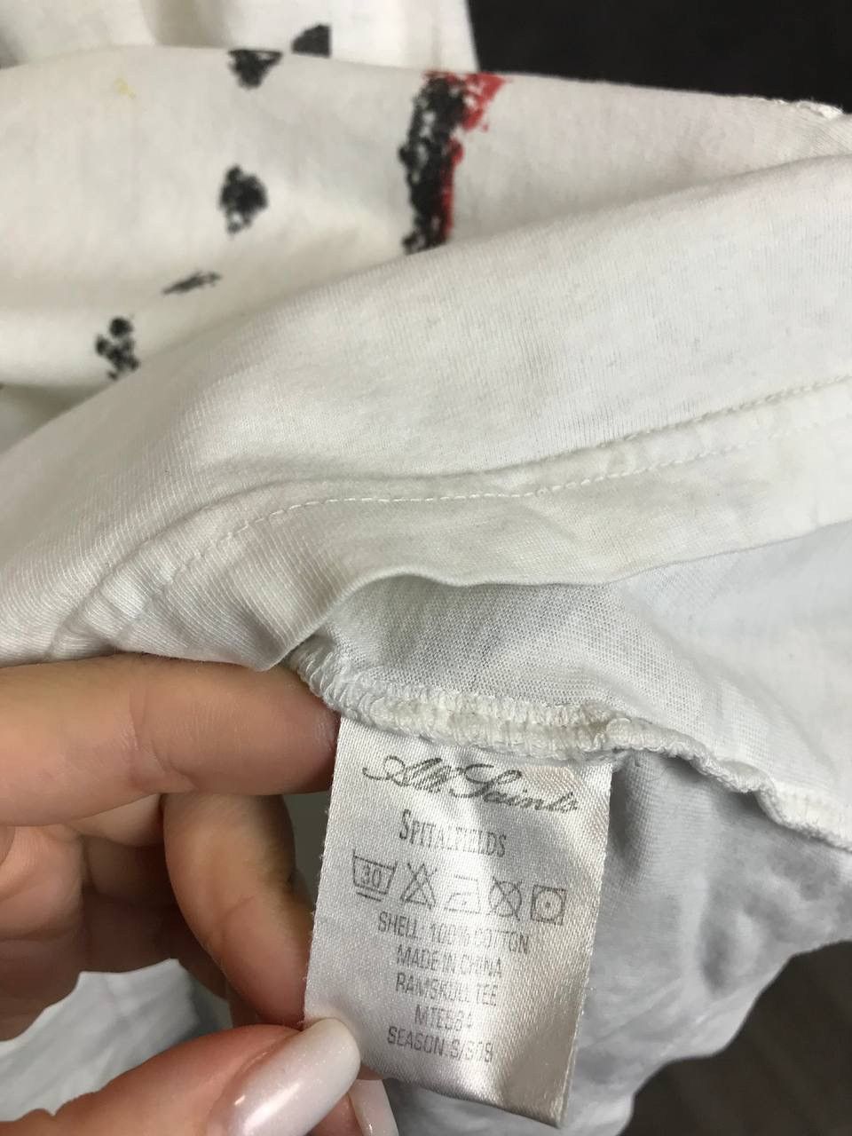 Allsaints Allsaints luxury streetwear vintage tee Size US S / EU 44-46 / 1 - 4 Thumbnail