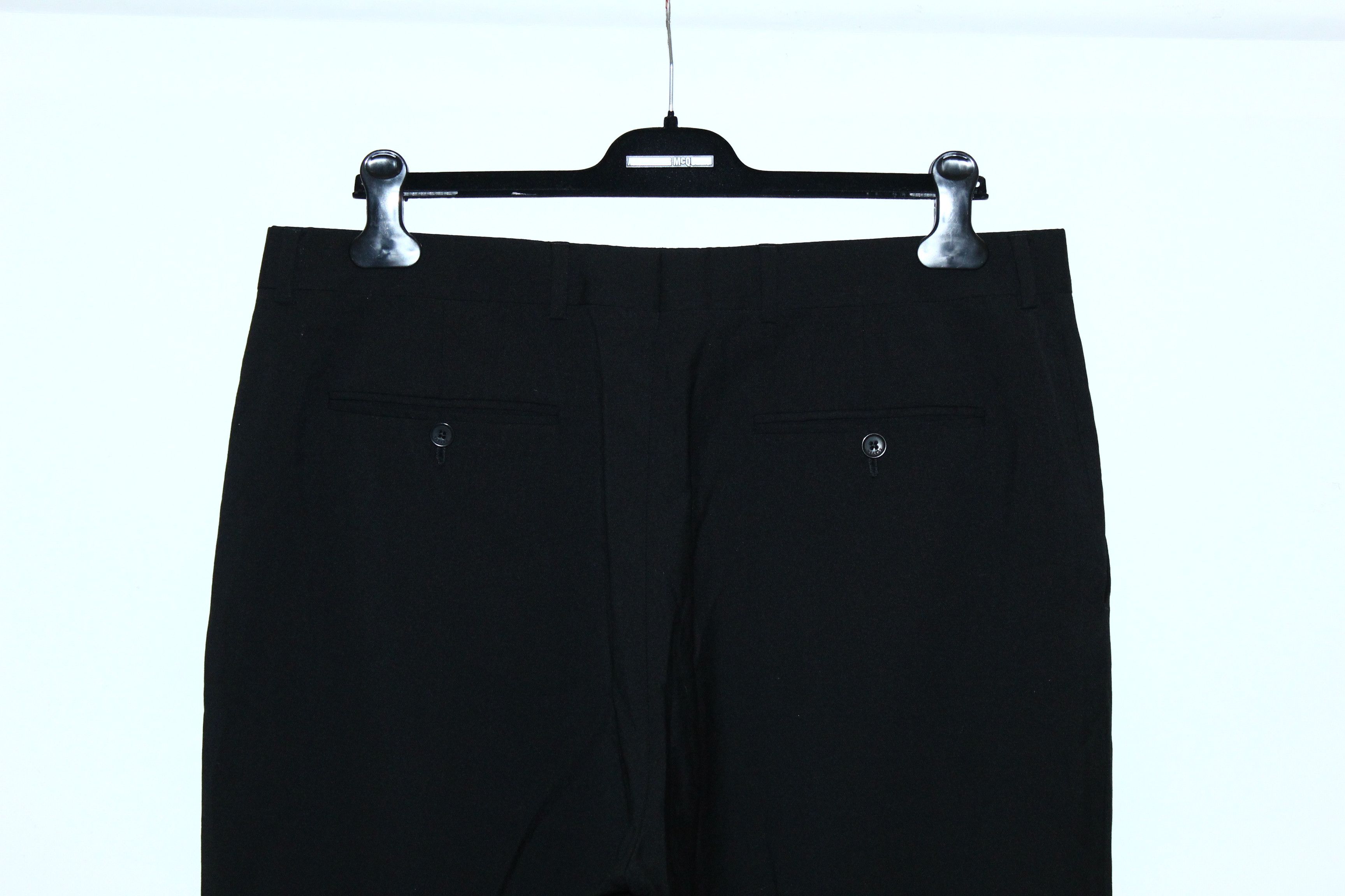 Versus Versace Versus Versace Pure Virgin Wool Classic Black Trousers Size US 40 / EU 56 - 7 Thumbnail