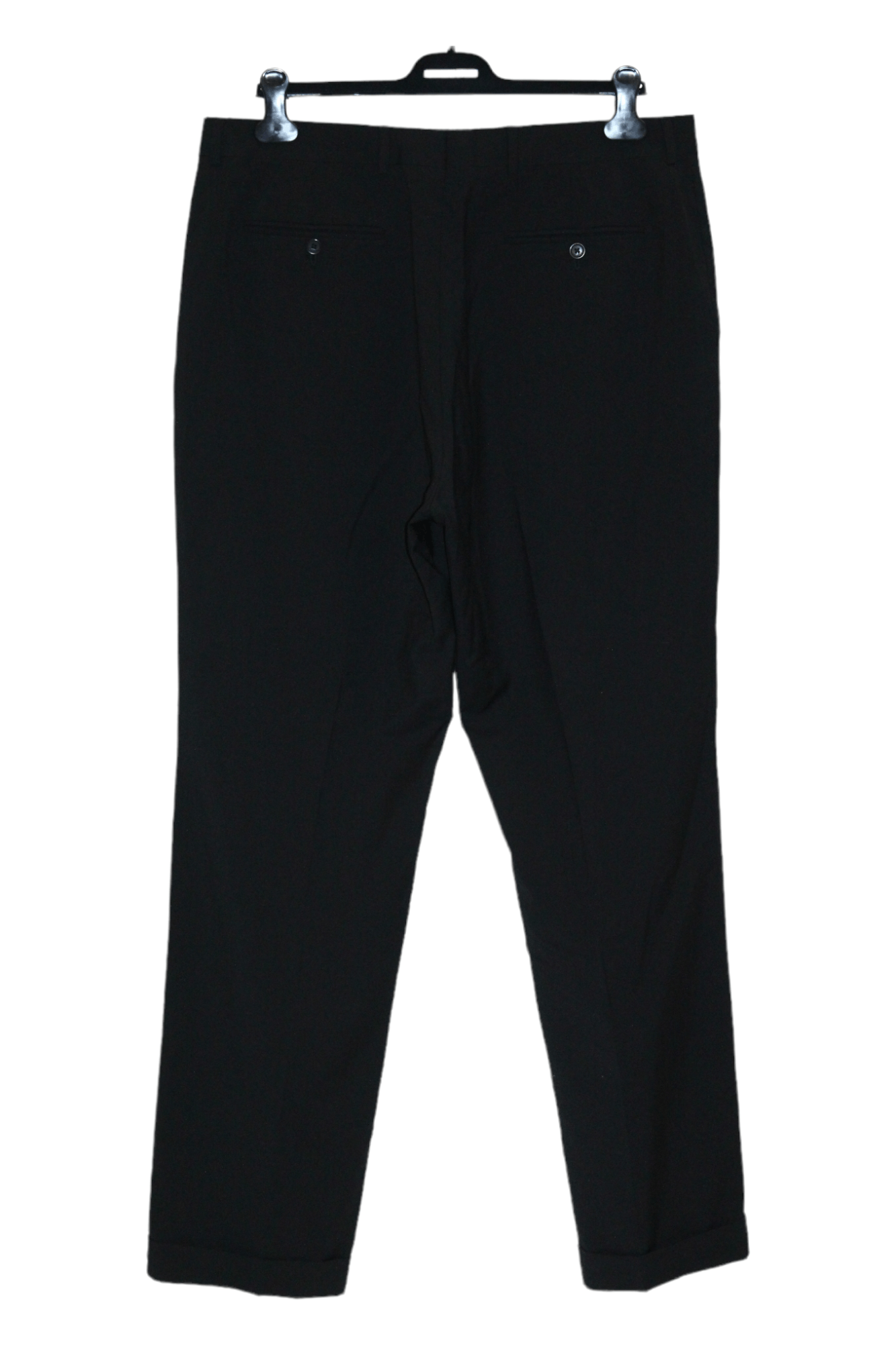 Versus Versace Versus Versace Pure Virgin Wool Classic Black Trousers Size US 40 / EU 56 - 3 Thumbnail