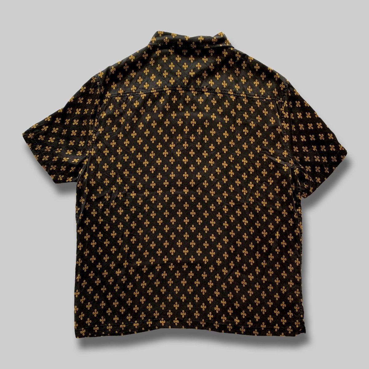 Drake OVO Monogram Silk Shirt Pom Pom Button Up 2019 Size US XL / EU 56 / 4 - 4 Thumbnail