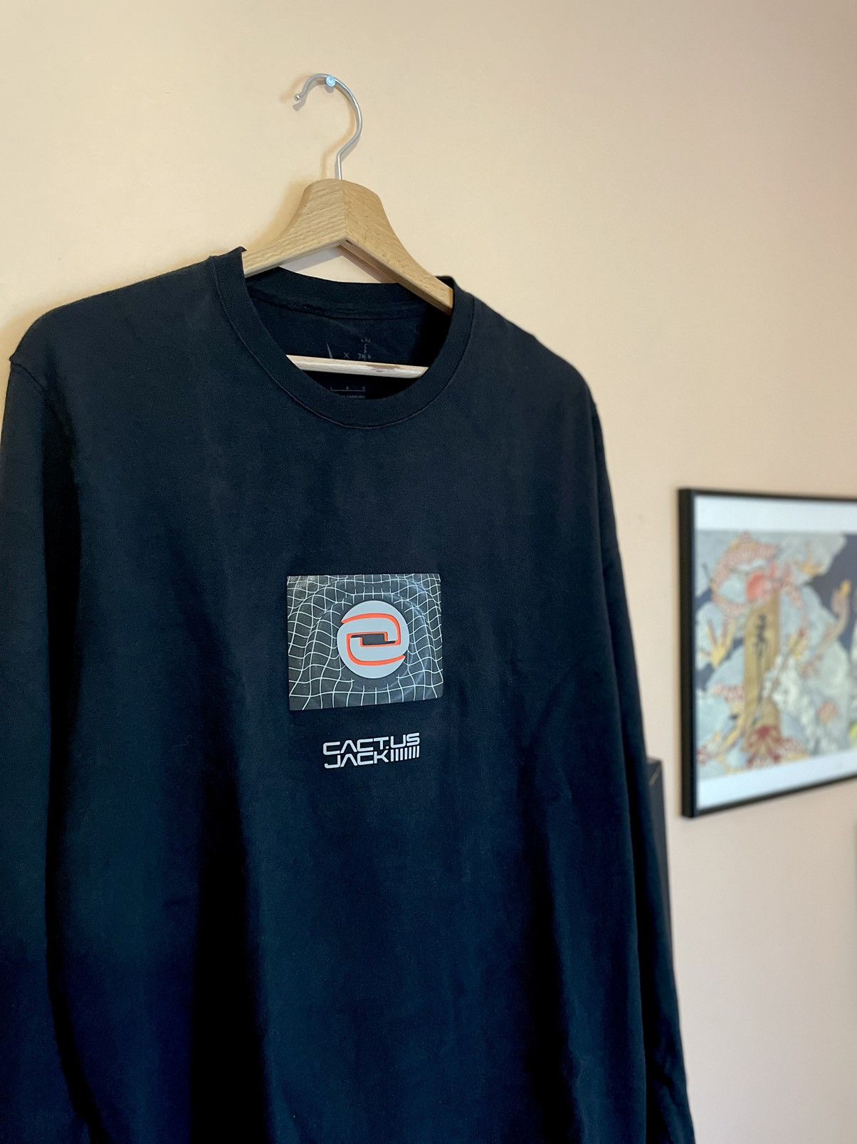 Nike × Travis Scott Nike X Travis Scott Cactus Jack Corp Huston longsleeve Size US L / EU 52-54 / 3 - 1 Thumbnail