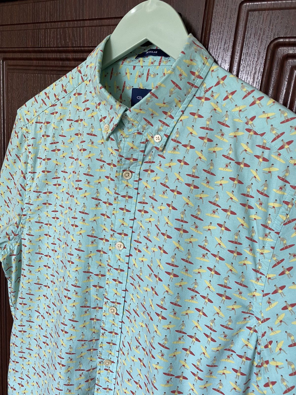 Gant Gant Hawaiian Over Print Surf Shirt Ralph Lauren Size US S / EU 44-46 / 1 - 2 Thumbnail