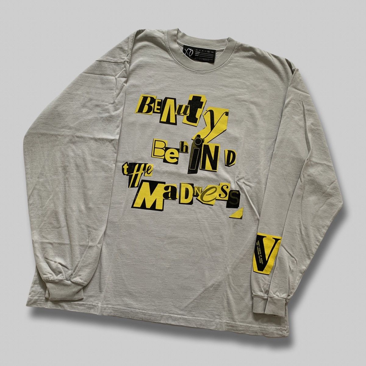 The Weeknd XO THE WEEKND BBTM BEAUTY BEHIND THE MADNESS LONG SLEEVE Size US XL / EU 56 / 4 - 3 Thumbnail
