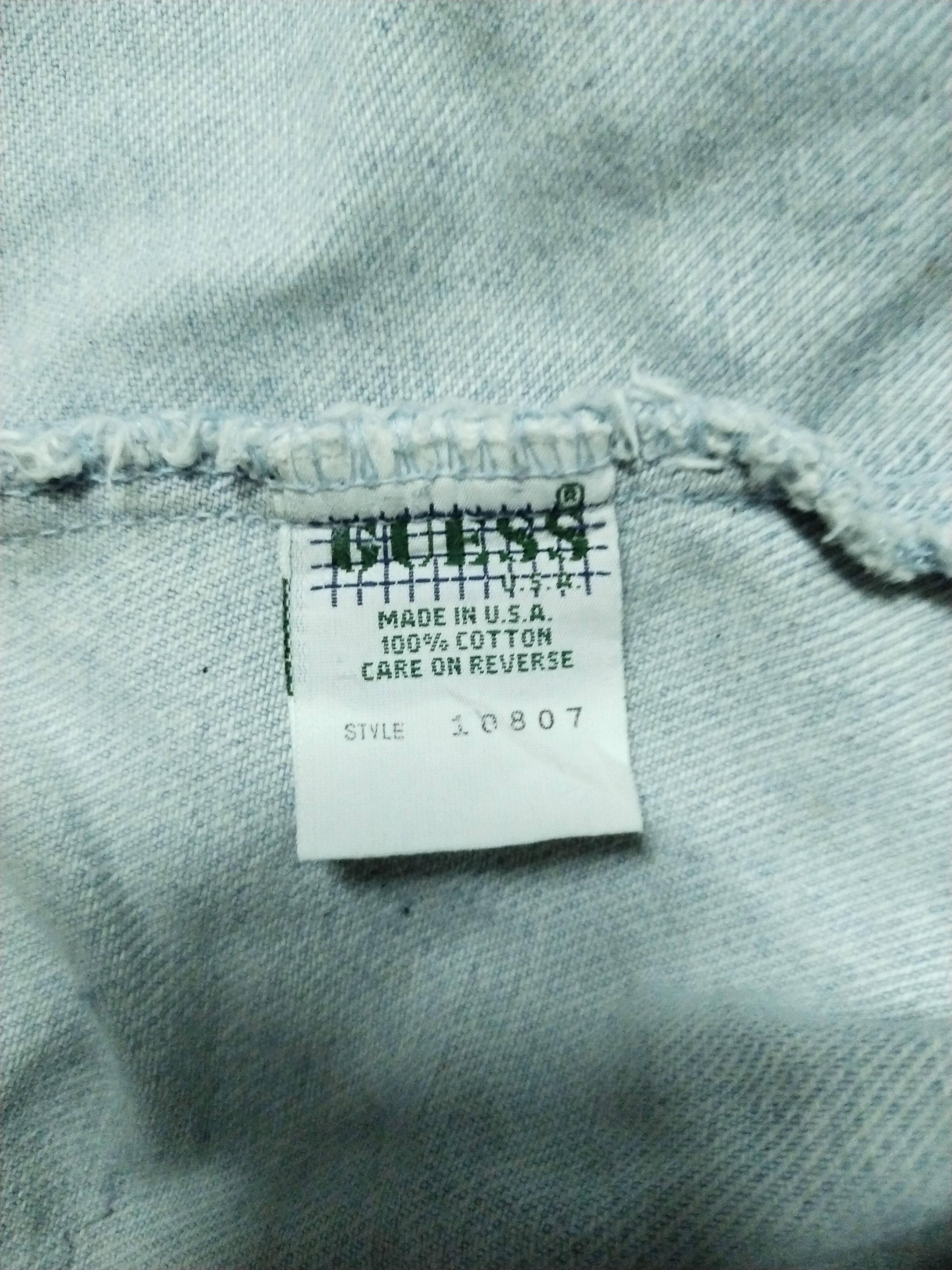 Guess Vintage Guess Denim Jacket Size US XL / EU 56 / 4 - 7 Thumbnail