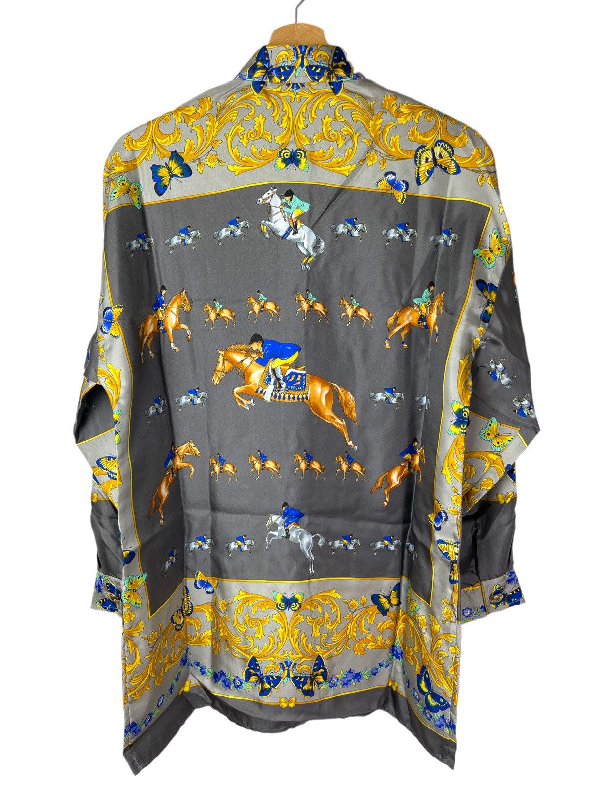 Versace × Vintage Versace sport vintage silk shirt Size S / US 4 / IT 40 - 10 Thumbnail