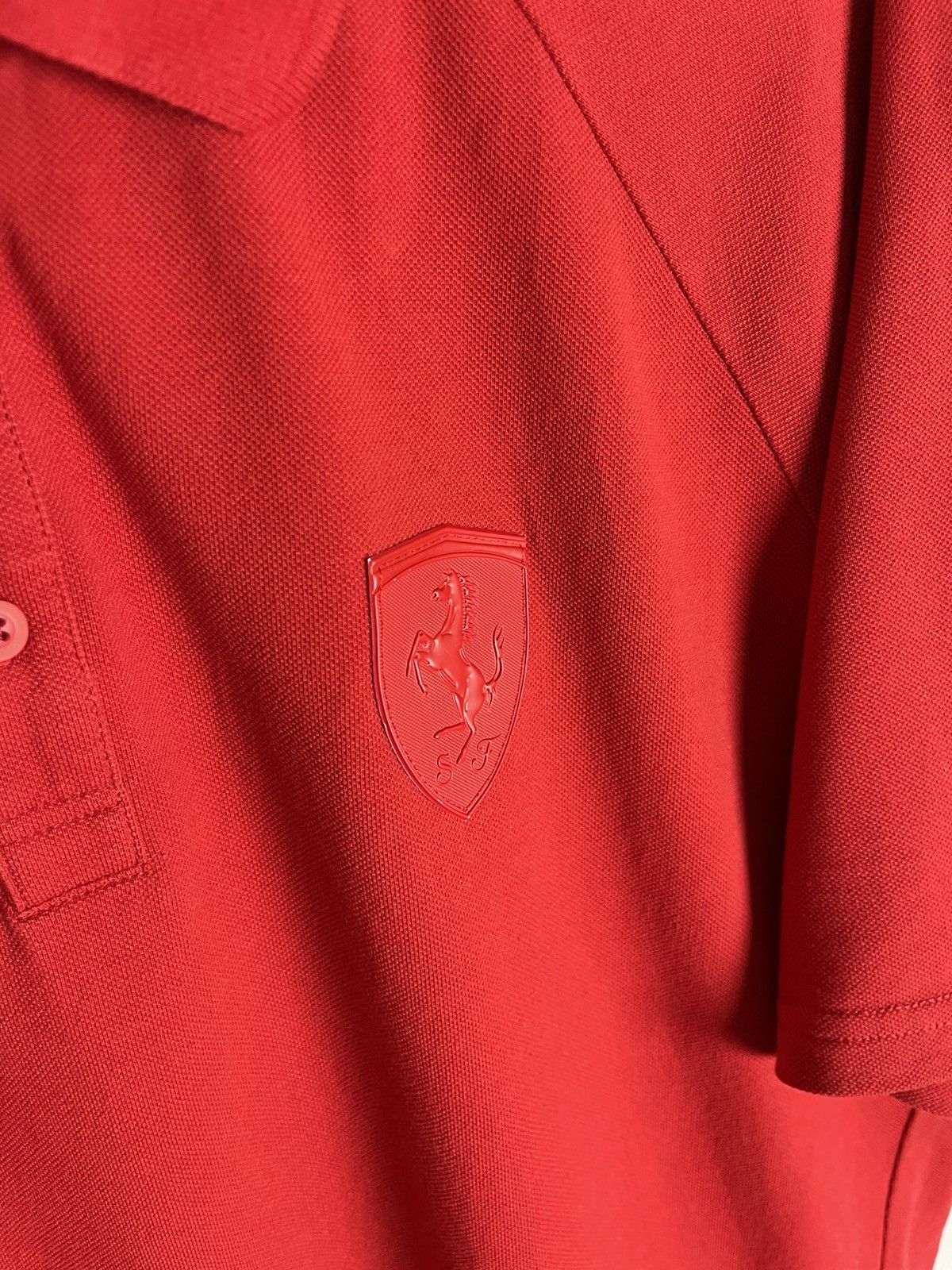 Ferrari × Puma Puma Ferrari vintage logo polo tee shirt official Size US L / EU 52-54 / 3 - 6 Thumbnail