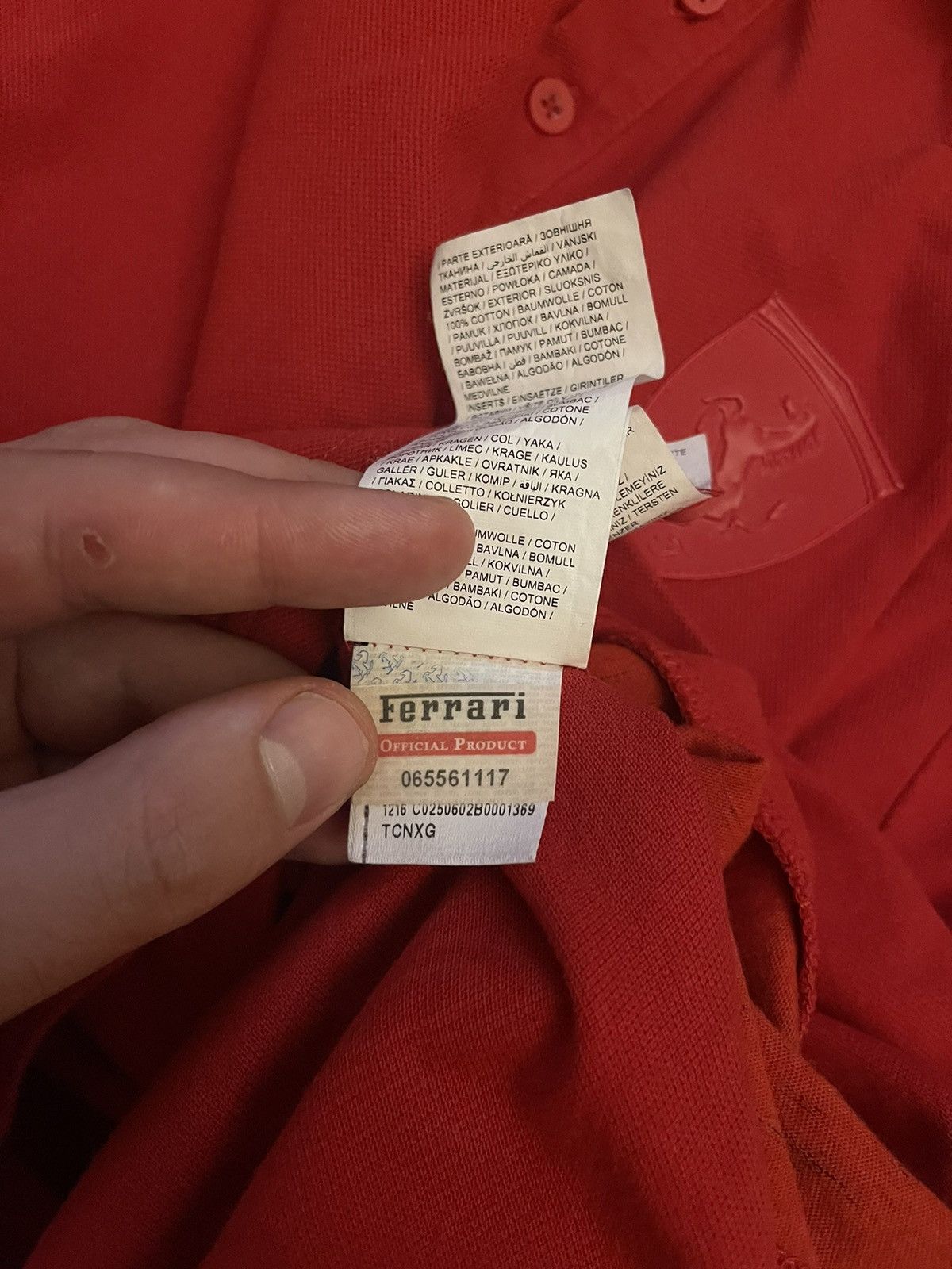 Ferrari × Puma Puma Ferrari vintage logo polo tee shirt official Size US L / EU 52-54 / 3 - 10 Thumbnail