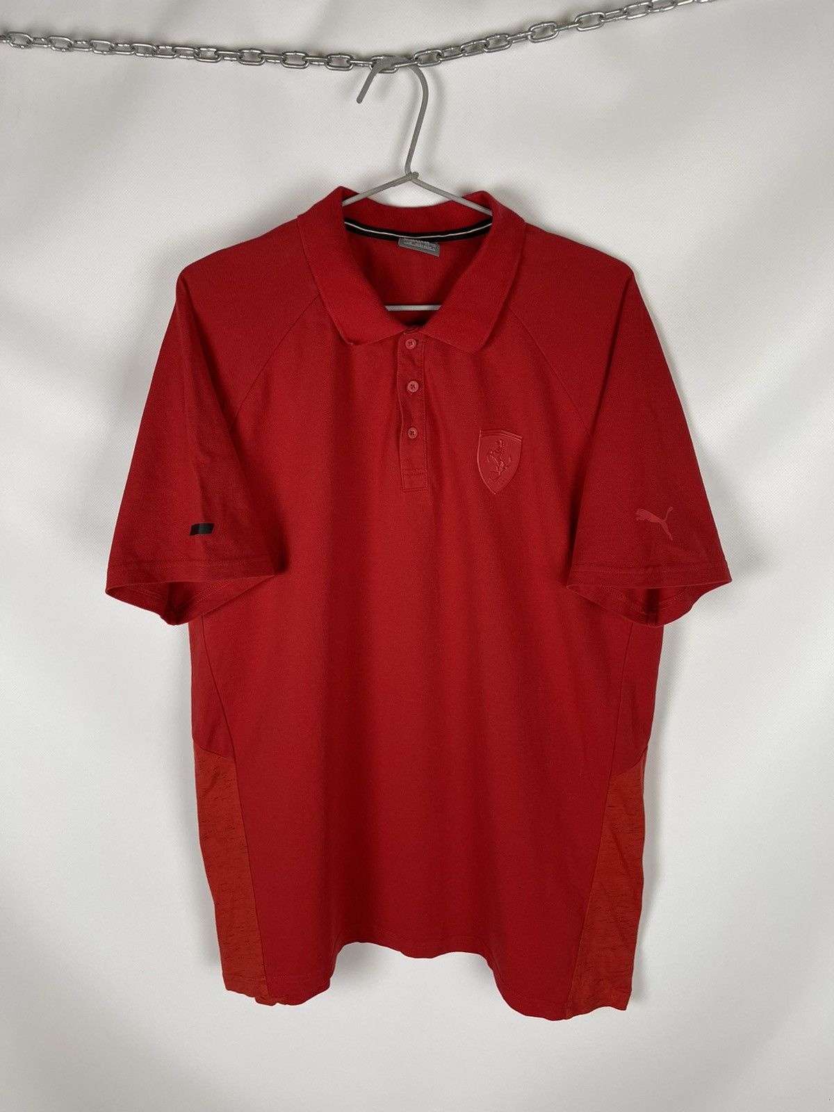 Ferrari × Puma Puma Ferrari vintage logo polo tee shirt official Size US L / EU 52-54 / 3 - 1 Thumbnail