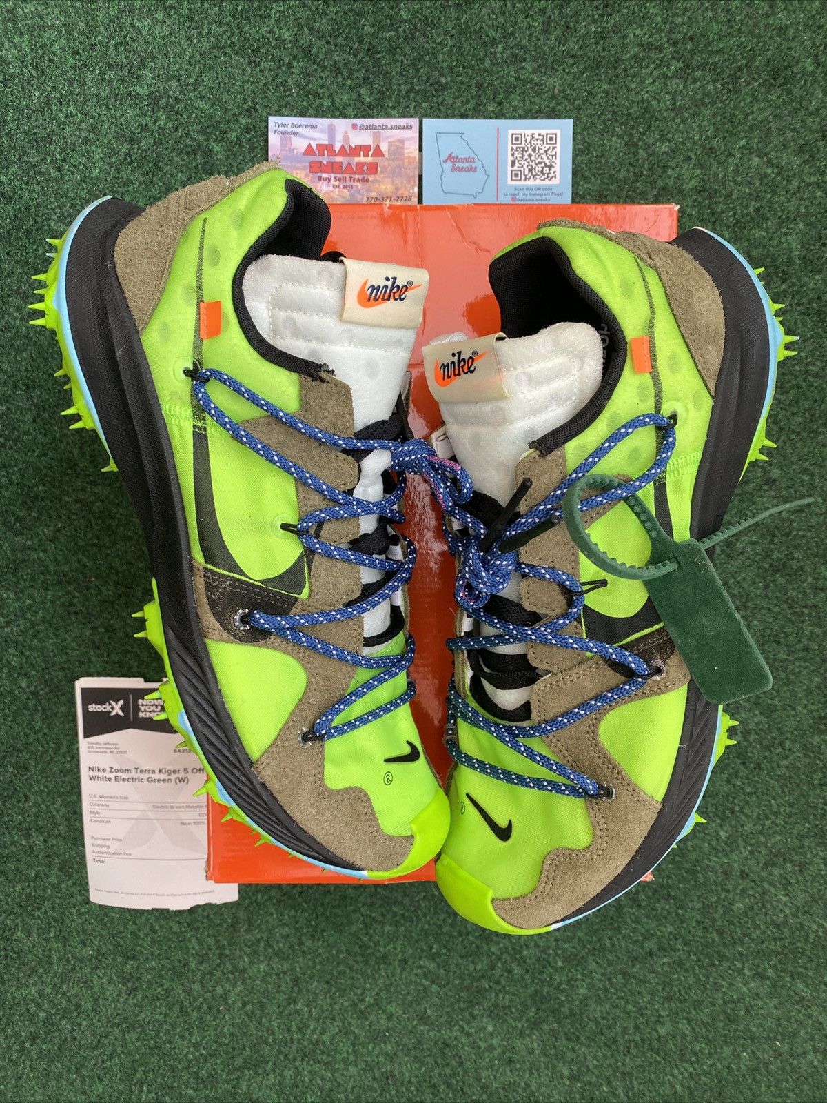 off white kiger green