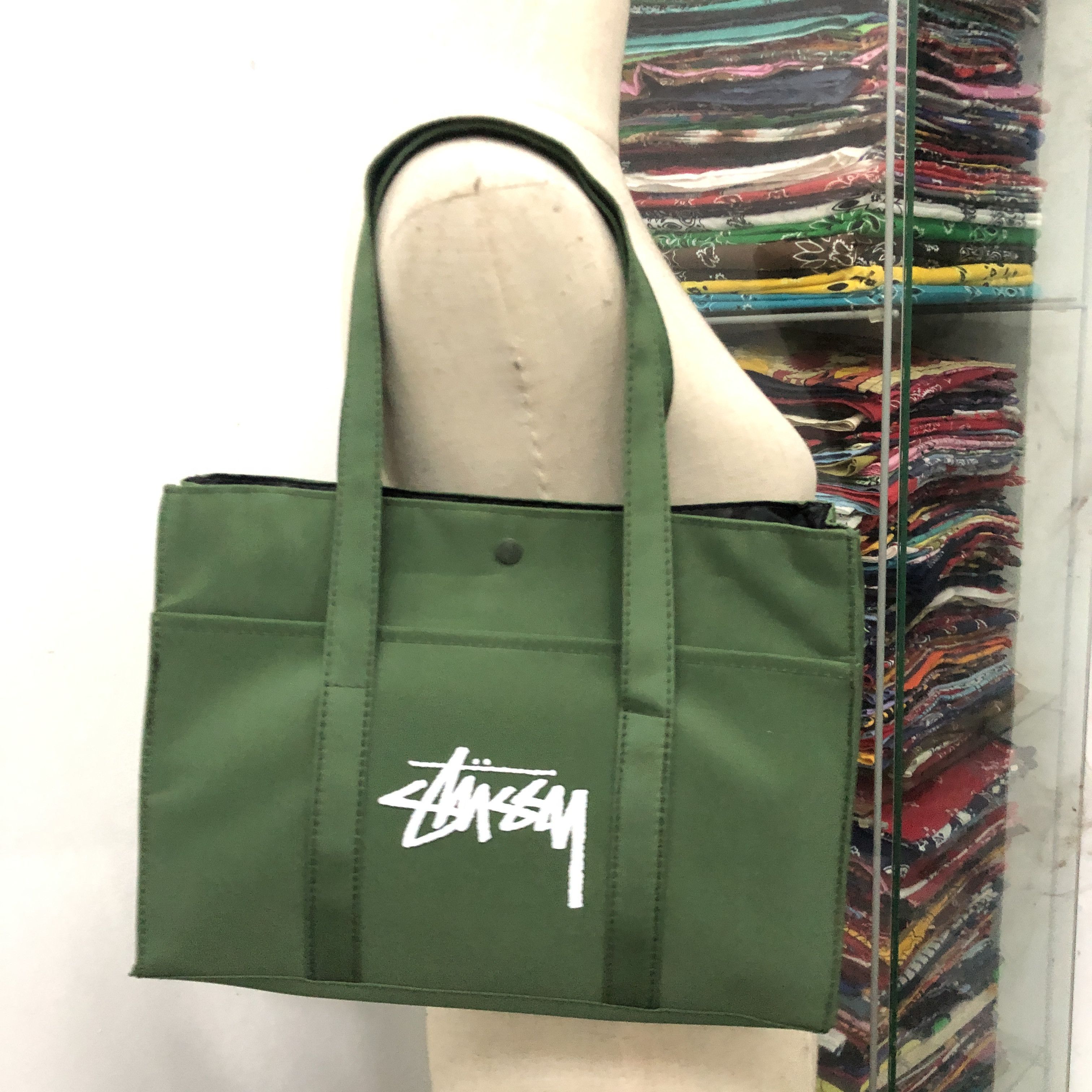 Stussy Military Colour Tote Bags Stussy Magazine
