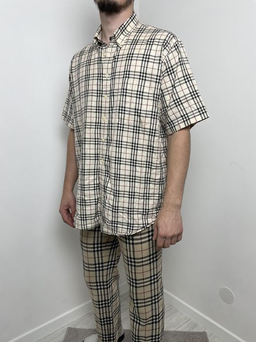 Vintage Burberry Nova Check Shirt Size S, Grailed