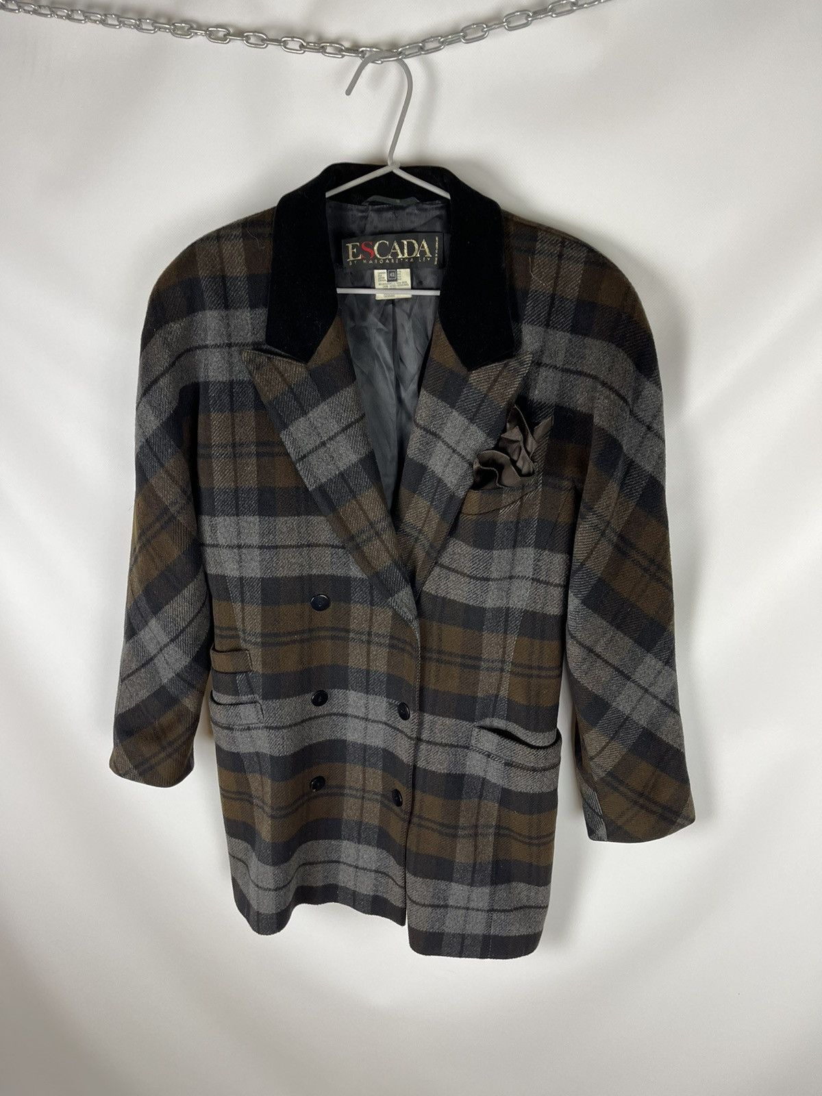 Escada Escada by Margaretha Ley wool cashmere made in west Germany Size M / US 6-8 / IT 42-44 - 2 Thumbnail