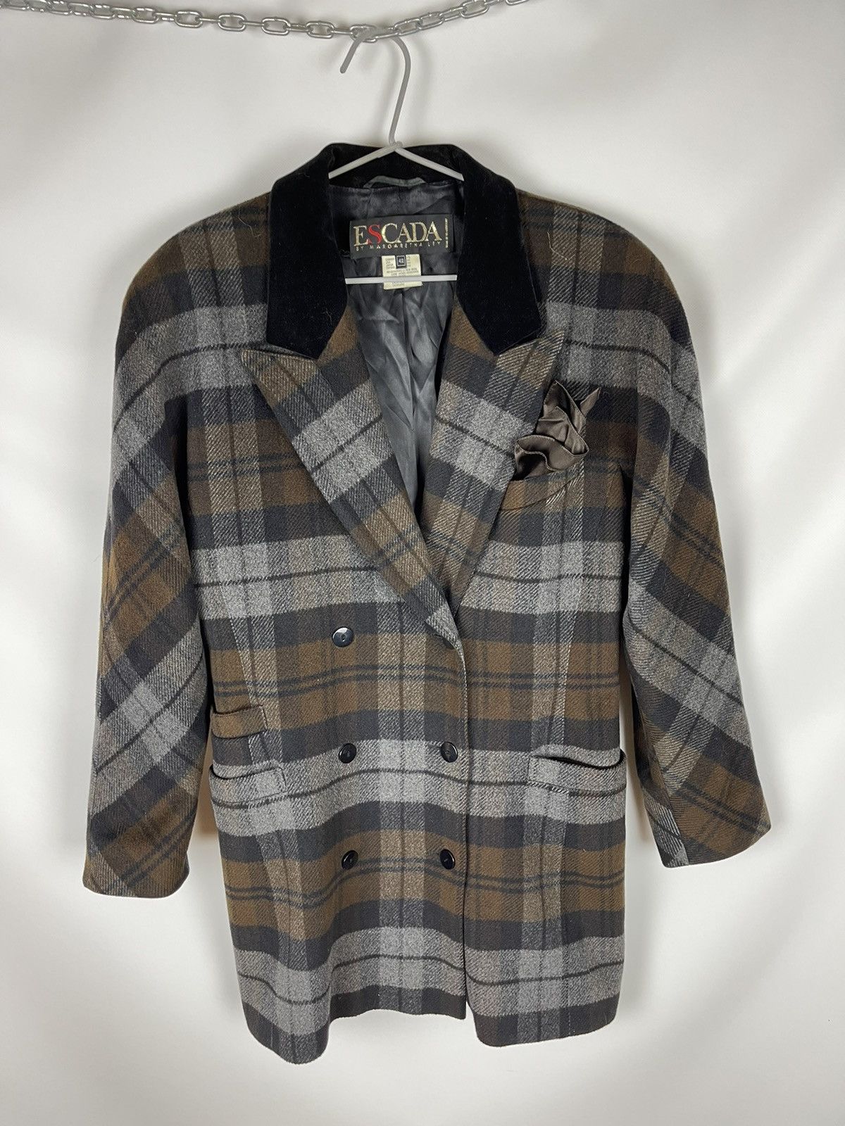 Escada Escada by Margaretha Ley wool cashmere made in west Germany Size M / US 6-8 / IT 42-44 - 5 Thumbnail