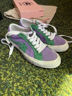 Golf le fleur on sale converse purple green