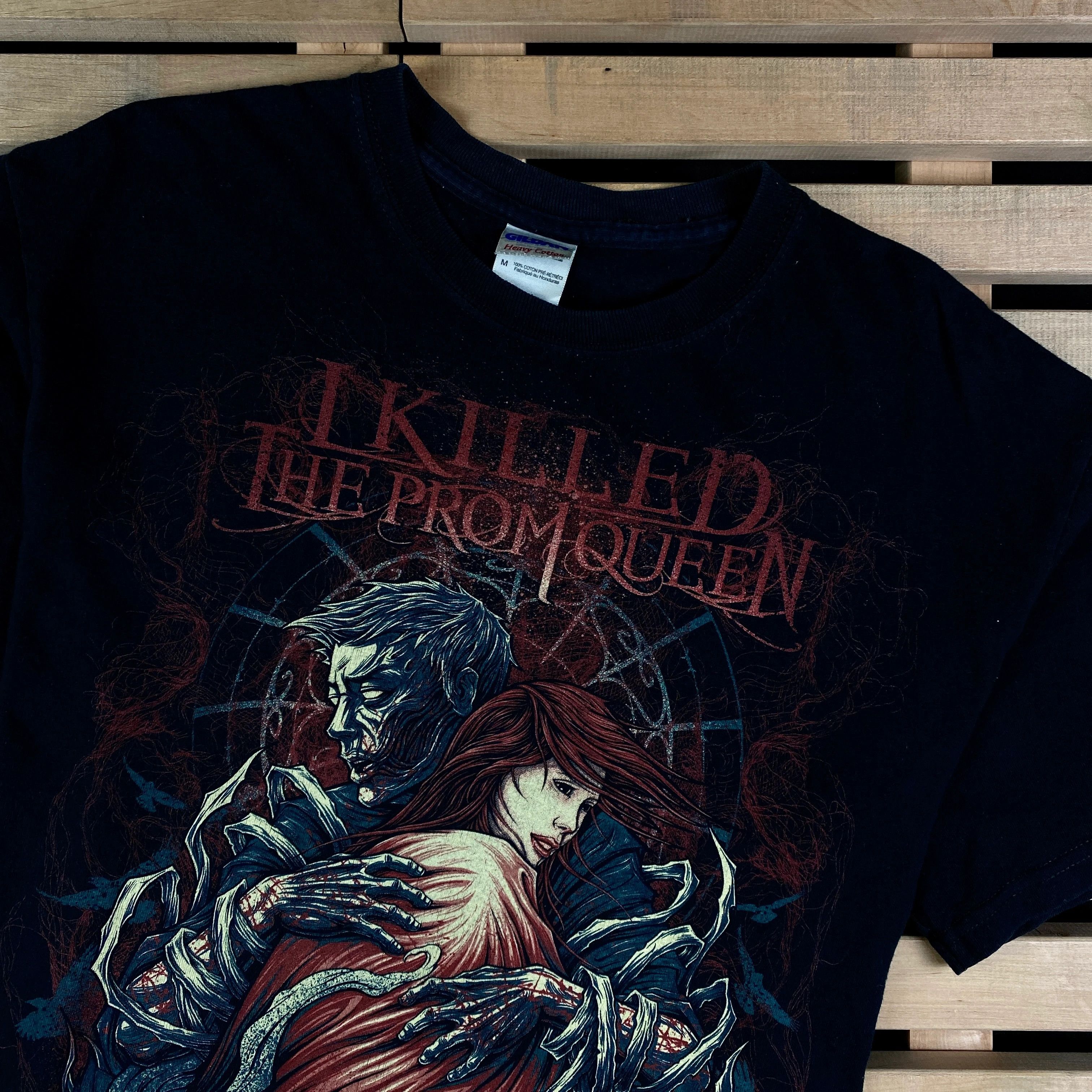 Band Tees × Vintage Mens Vintage T Shirt I Lilled The Prom Queen Size M Size US M / EU 48-50 / 2 - 2 Thumbnail