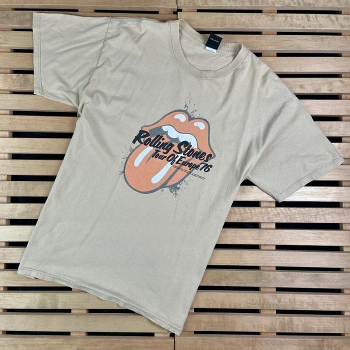 Band Tees × The Rolling Stones × Vintage Mens Vitnage T Shirt The Rolling Stones Tour Size L 2008 Size US L / EU 52-54 / 3 - 1 Thumbnail