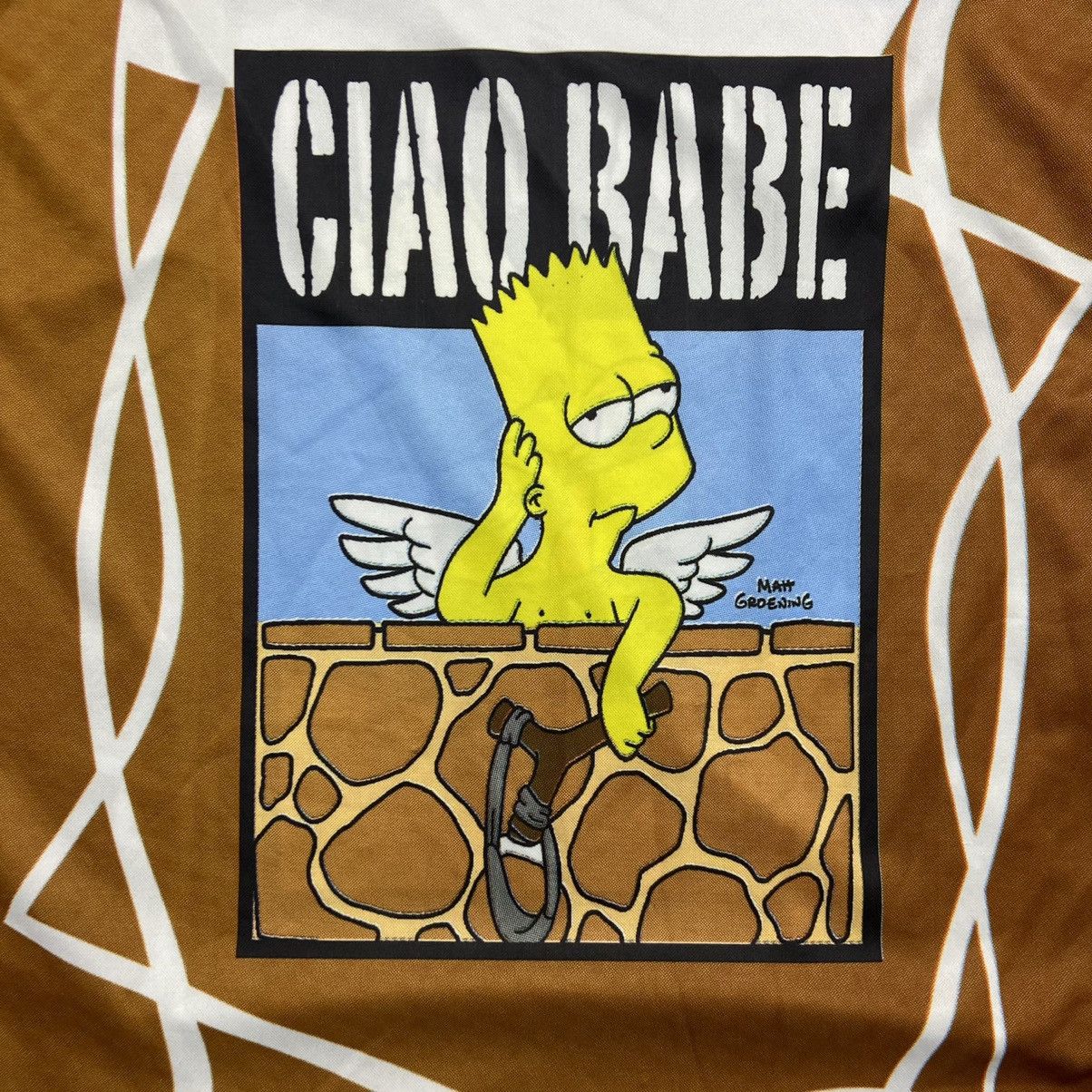 The Simpsons 2003 EL BARTO THE SIMPSONS CHAO BABY RARE JERSEY TEE - № 169 Size US L / EU 52-54 / 3 - 8 Thumbnail